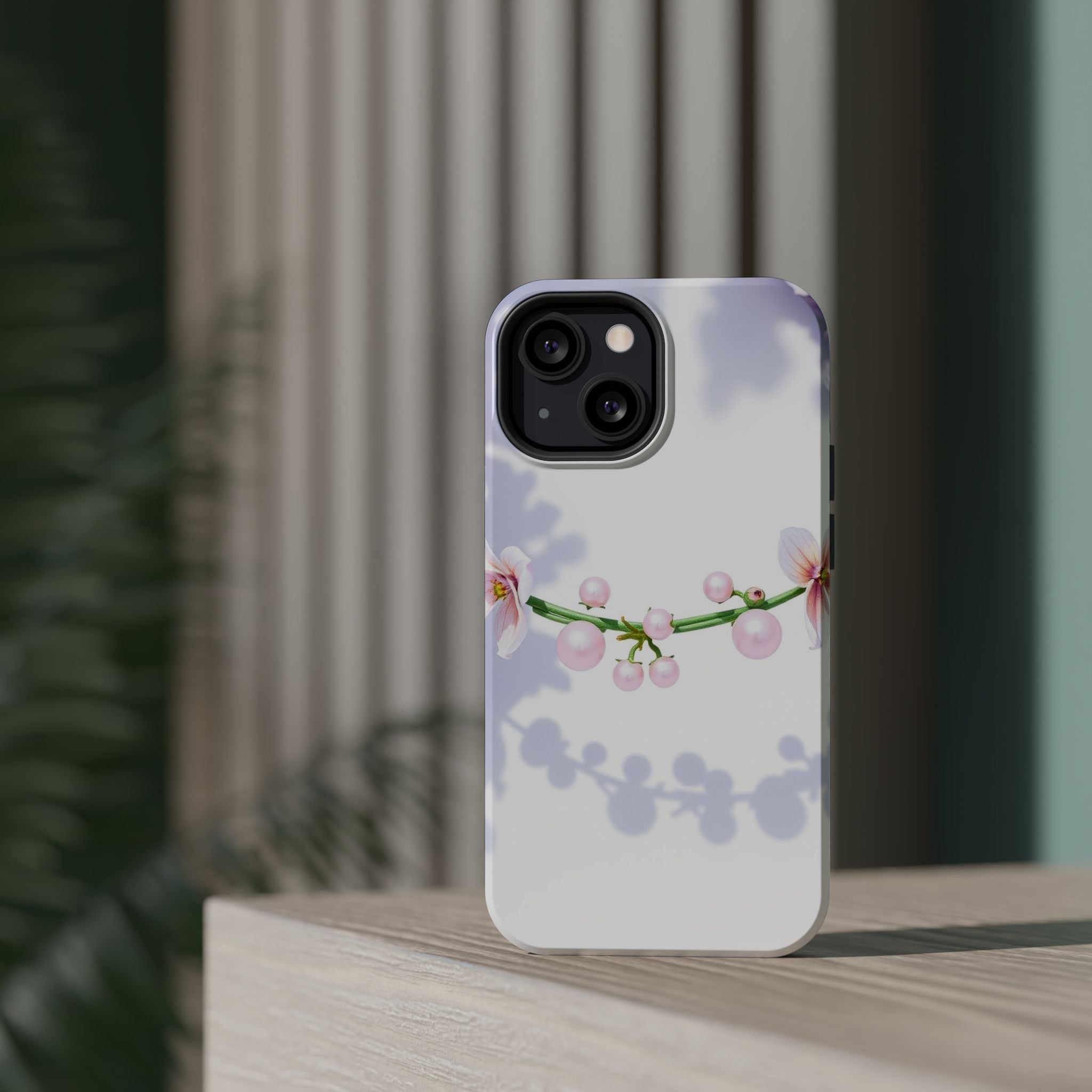 iPhone Vibrant Floral Crown Design Clean Minimal Snap Cas Slim Snap Case · iPhon
