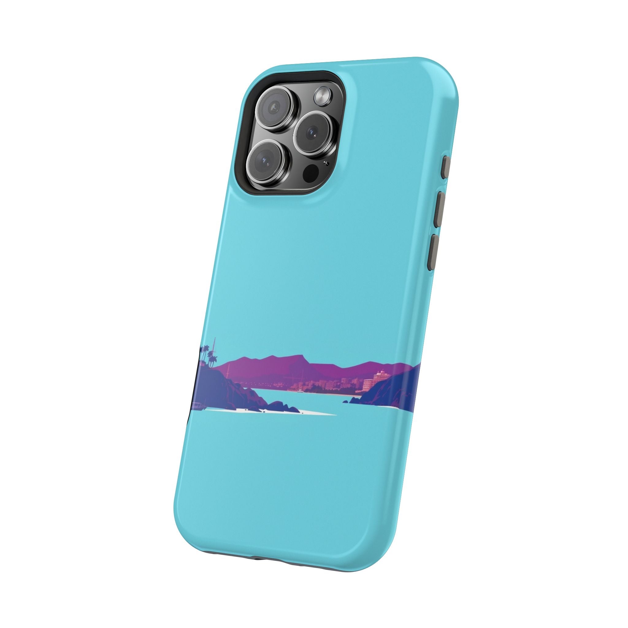 iPhone Hibiscus Coast Mystic Art Bold Modern Everyday Snap Case · iPhone Case