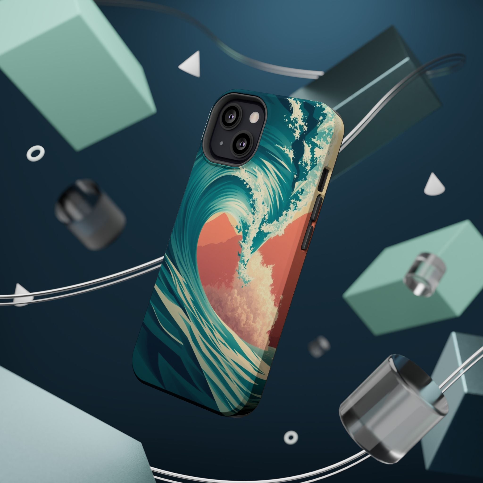 iPhone Ocean Wave Crash Cinematic Art Slim Everyday Designer Case · iPhone Case