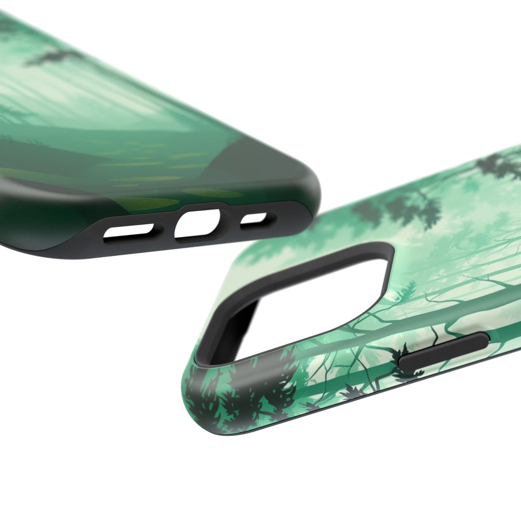 iPhone Earthy Misty Forest Path Design Slim Everyday Designer Case · iPhone Case