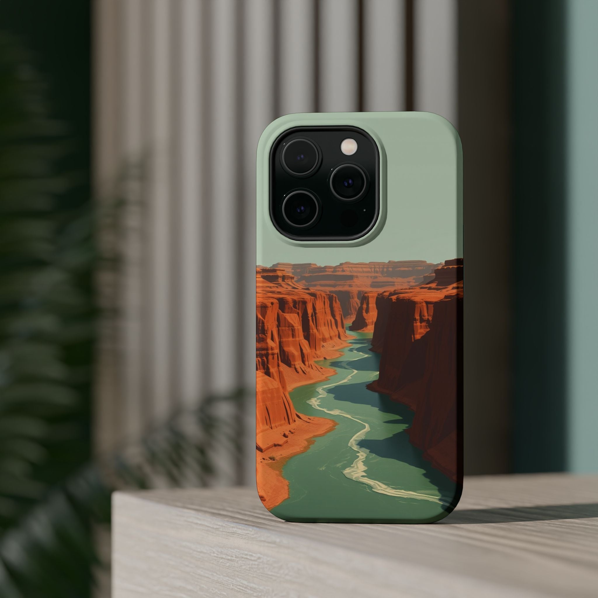 iPhone Burnt Orange And Sand River Canyon Slim iPhone Everyday Designer · iPhone