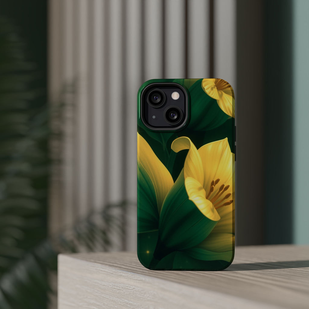 iPhone Night Bloomer Gold Foil Luxury Slim Everyday Designer Case · iPhone Case
