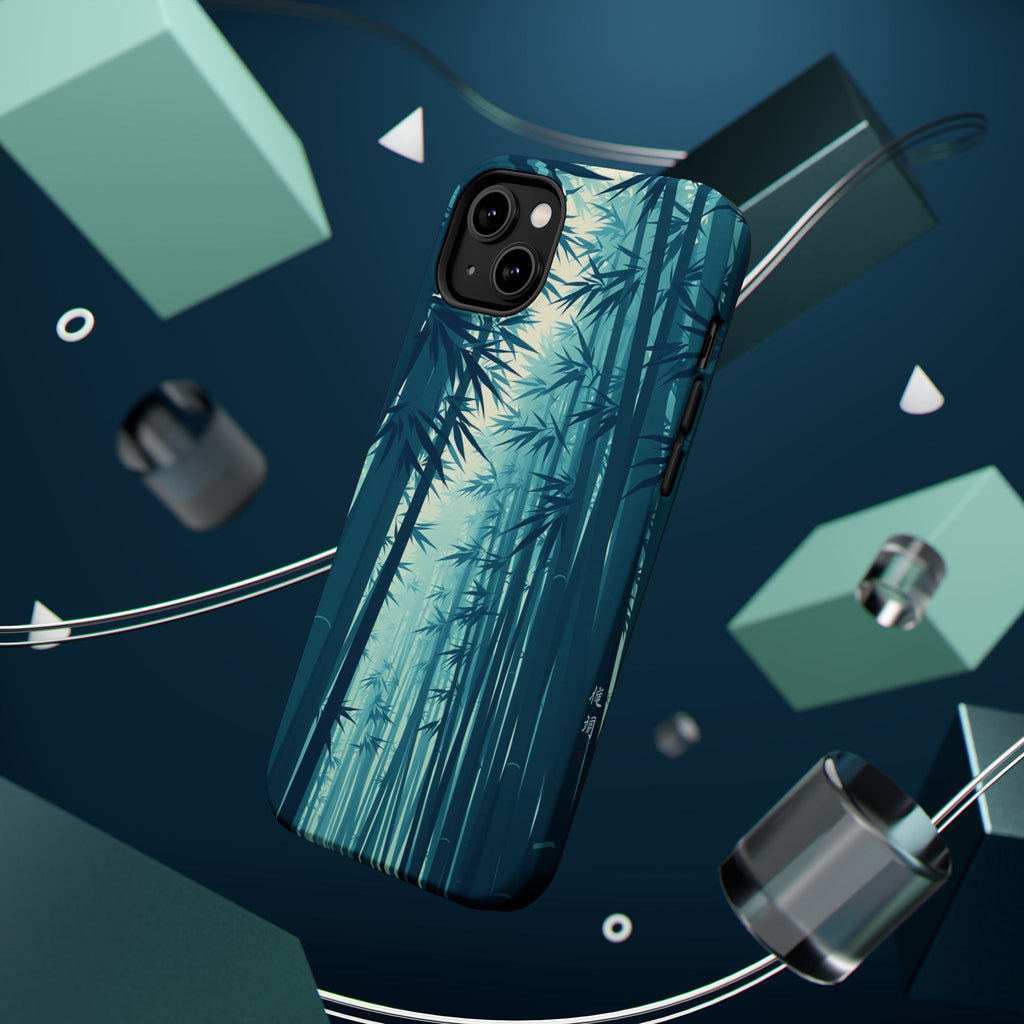 iPhone Mint And Blush Bamboo Grove 18 Slim Everyday Designer Case · iPhone Case