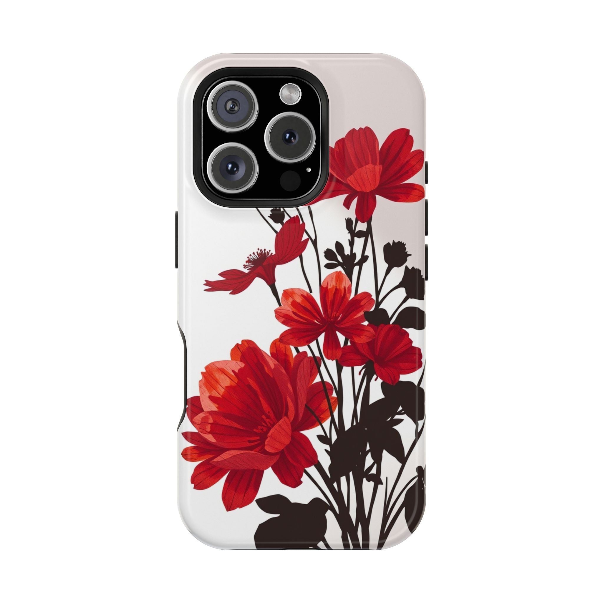 iPhone Floral Silhouette Cinematic Art Slim Snap Case · iPhone Case