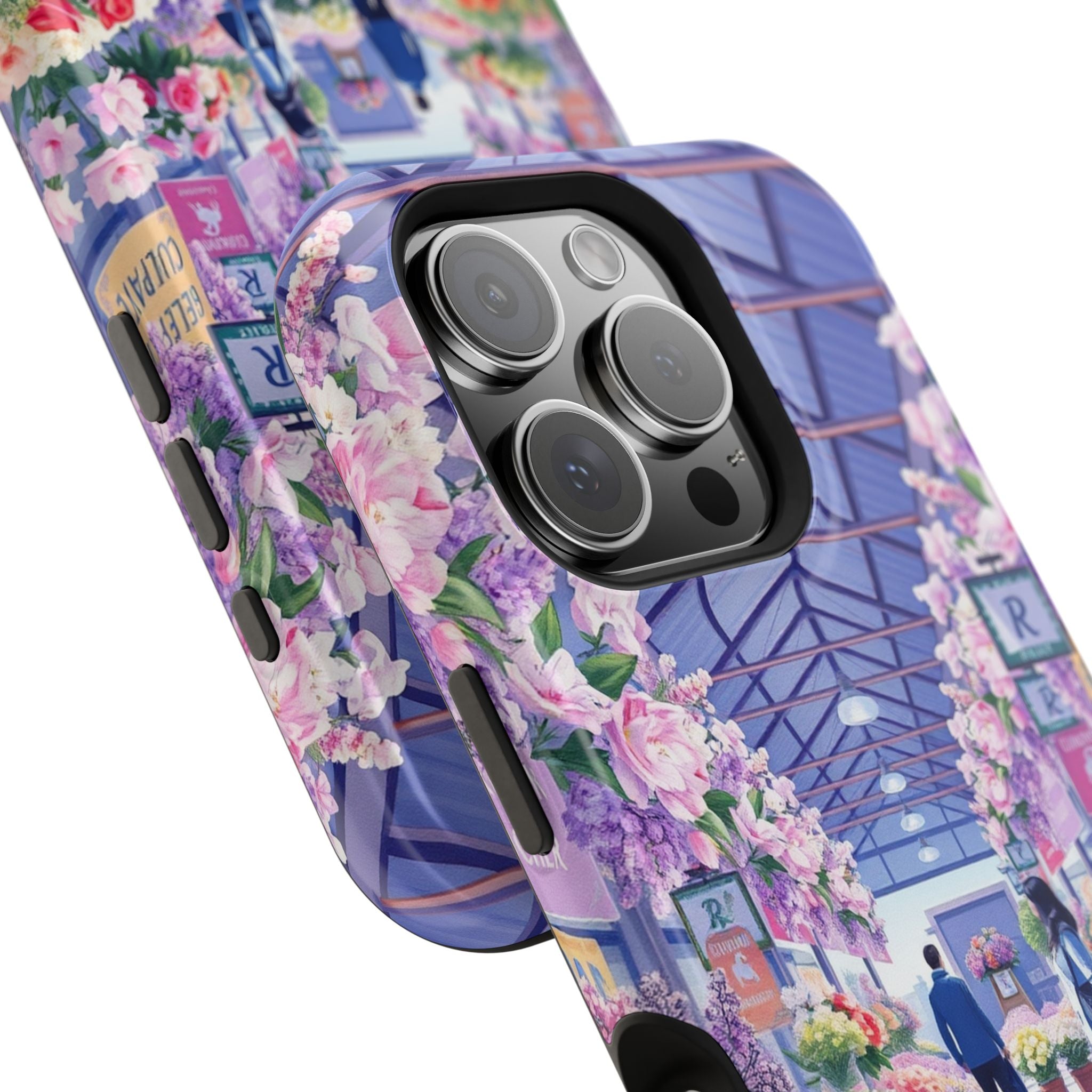 iPhone Flower Market Cinematic Art Clean Minimal Snap Cas Slim Snap Case · iPhon