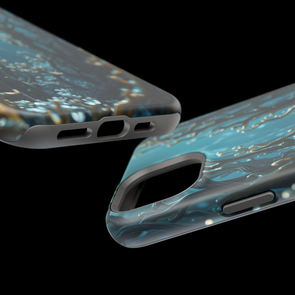 iPhone Midnight Blue And Silver Kelp Forest Slim iPhone Everyday · iPhone Case