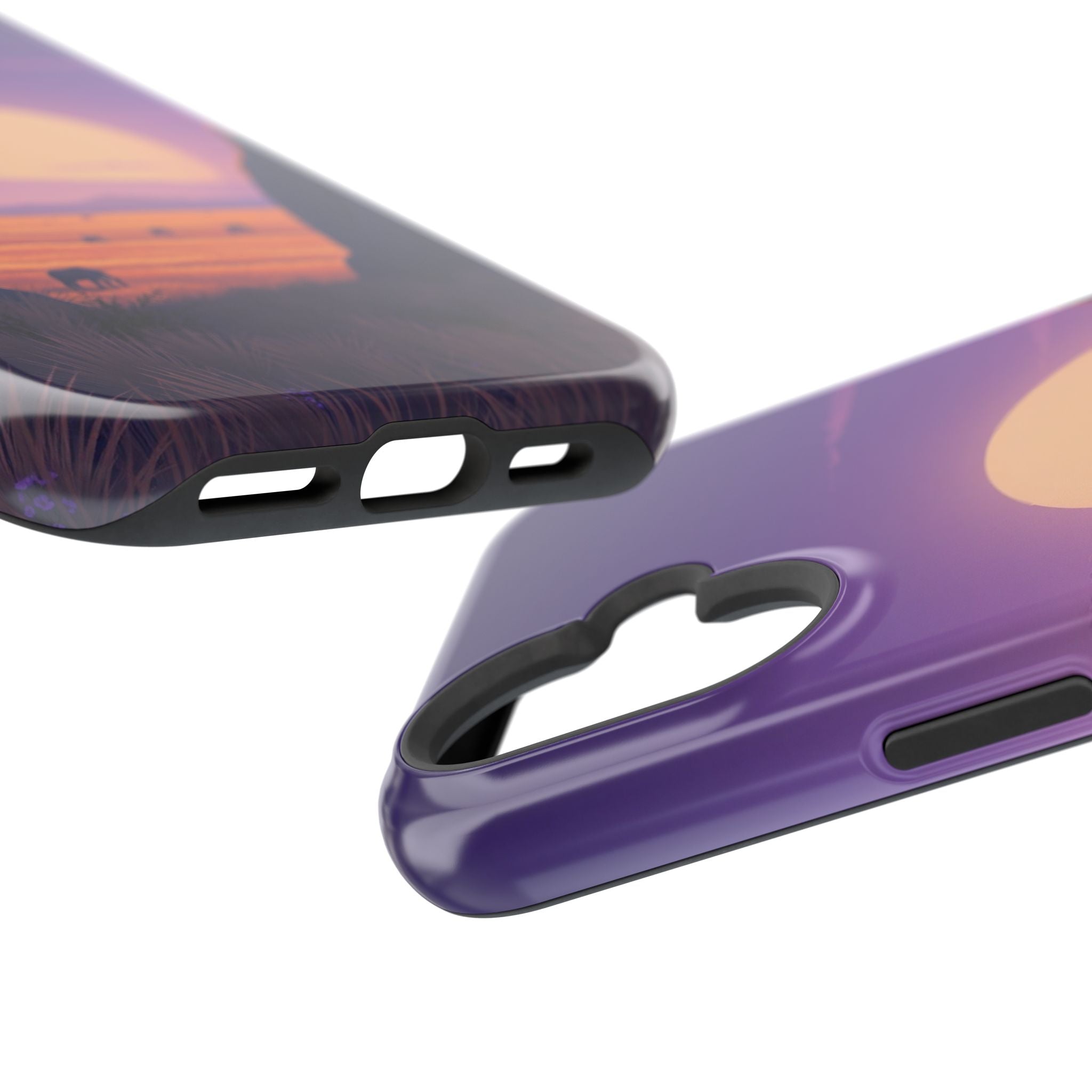 iPhone Lavender And Pearl Savanna Horizon Slim iPhone 18 Everyday · iPhone Case
