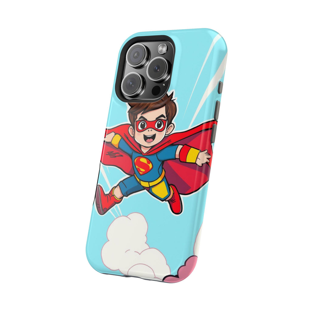 iPhone Kid Superhero Flying Kids Fun iPhone Phone Case Gift Slim · iPhone Case
