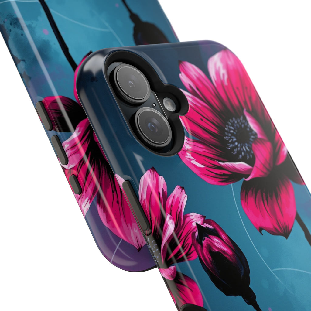 iPhone Floral Ink Wash Bold Art Slim Everyday Designer Case · iPhone Case