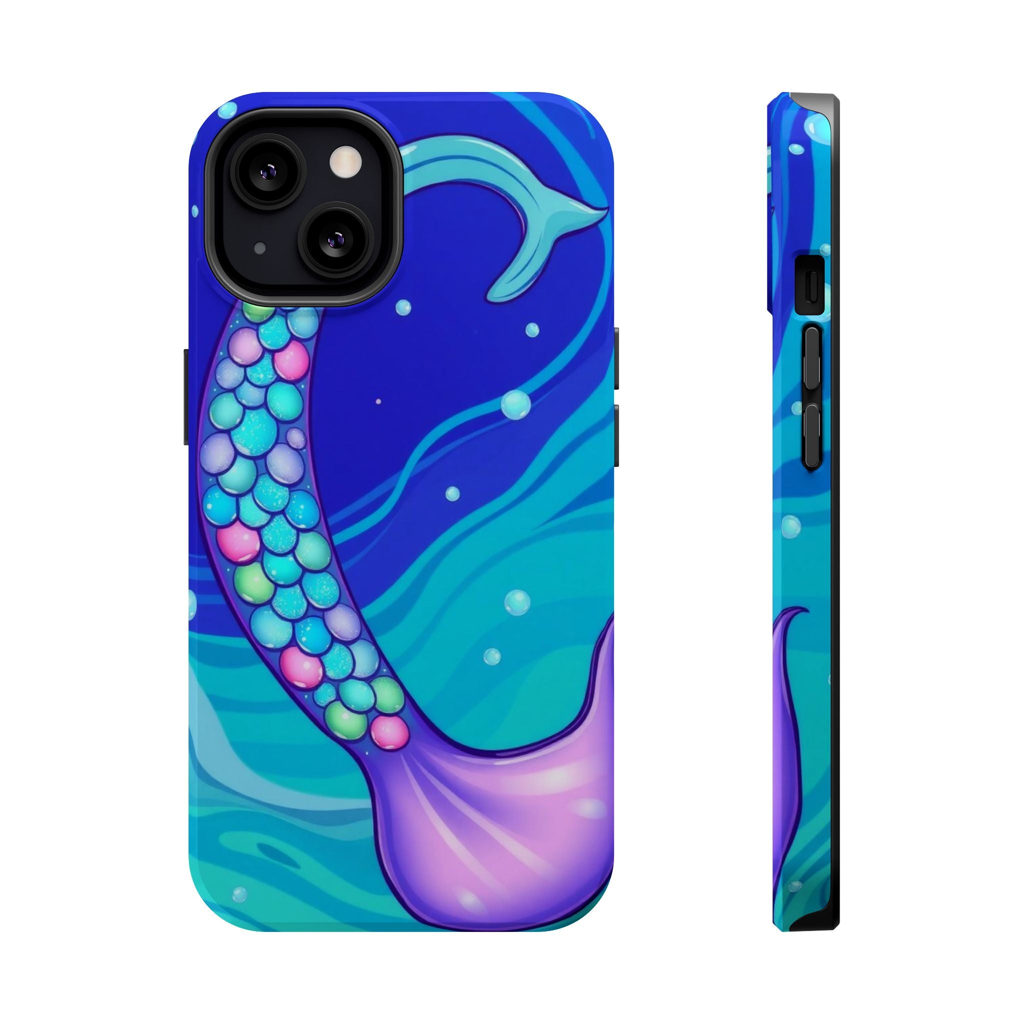 iPhone Mermaid Tail Swirl Kids Fun iPhone Phone Case Gift Artistic · iPhone Case