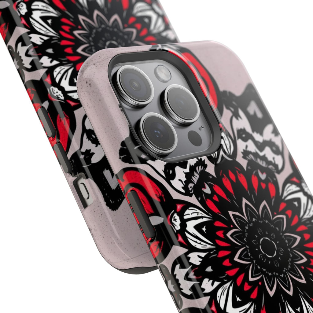 iPhone Floral Mandala Bold Art Slim Everyday Designer Case · iPhone Case