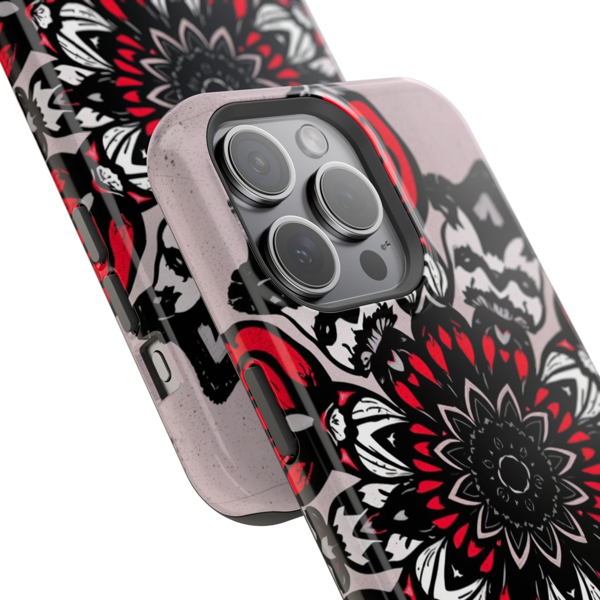 iPhone Floral Mandala Bold Art Slim Everyday Designer Case · iPhone Case