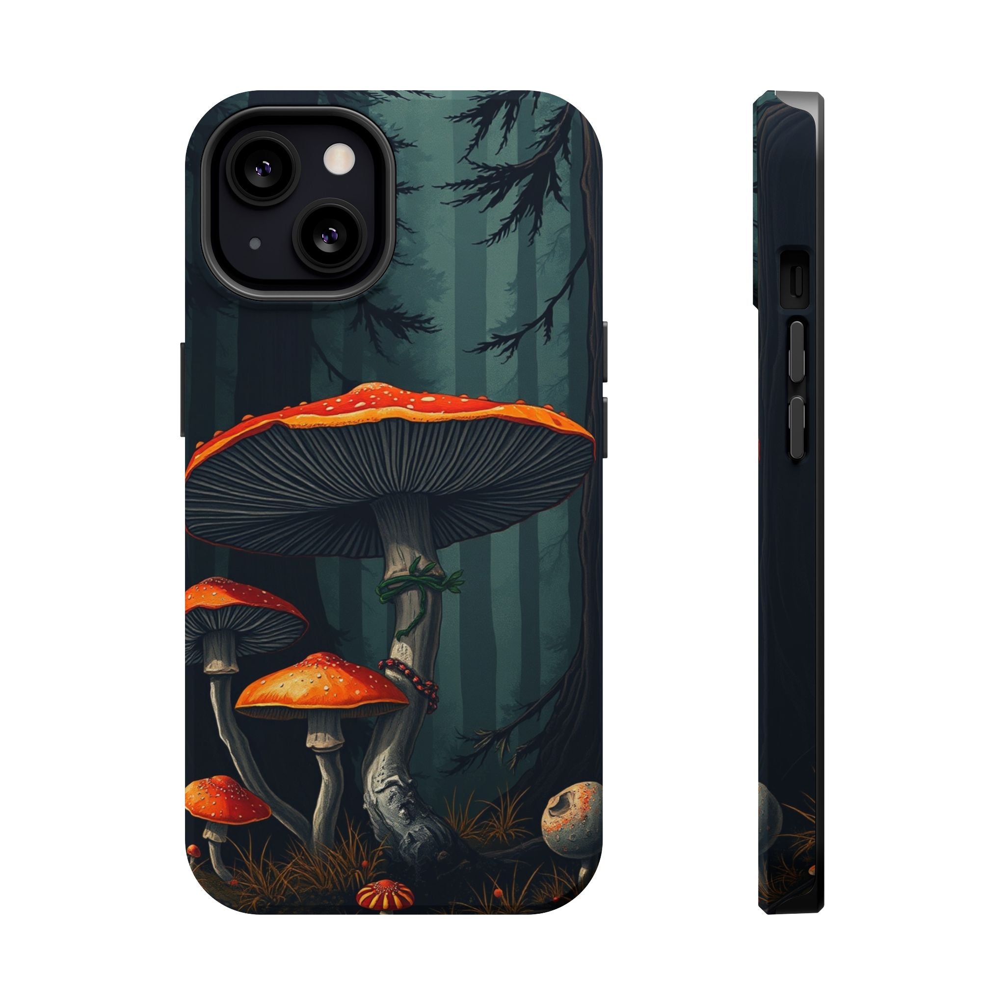 iPhone Mushroom Forest Dark Academia Slim Everyday Designer Case · iPhone Case