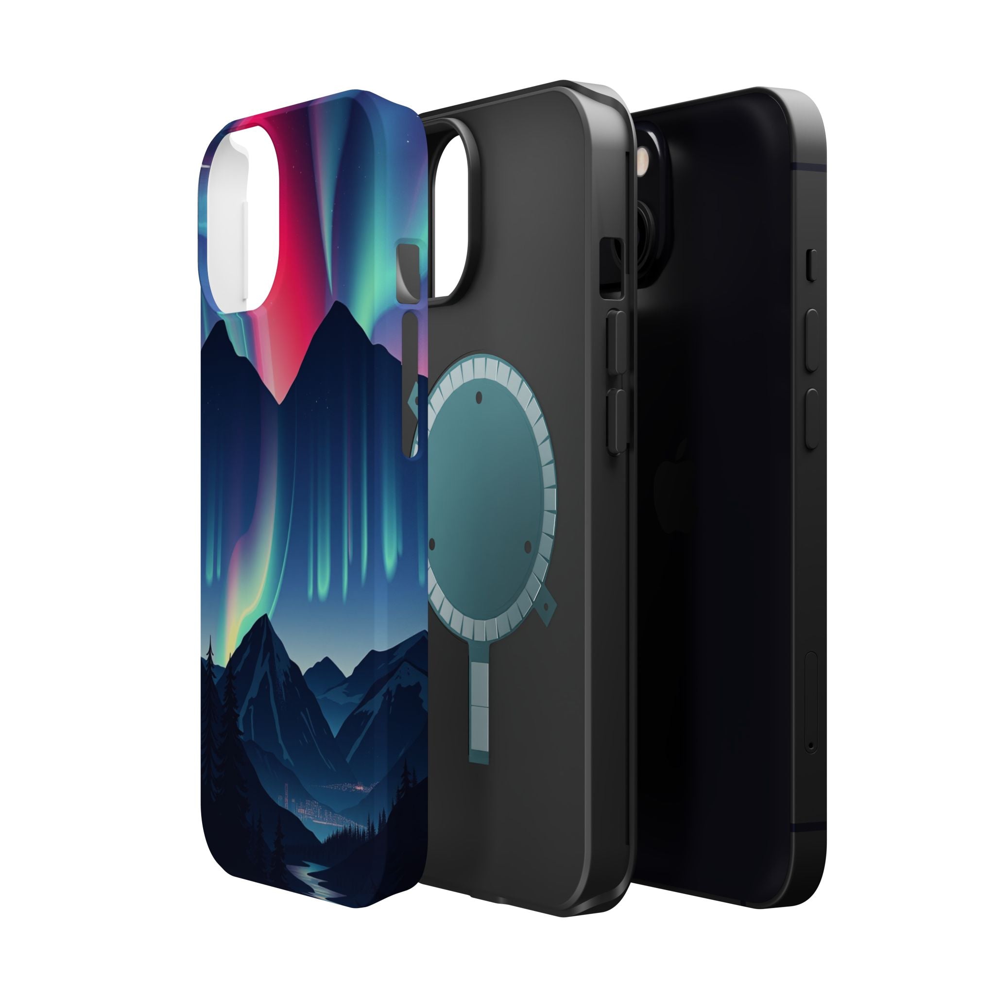 iPhone Dreamy Northern Lights Design Slim Everyday Designer Case · iPhone Case