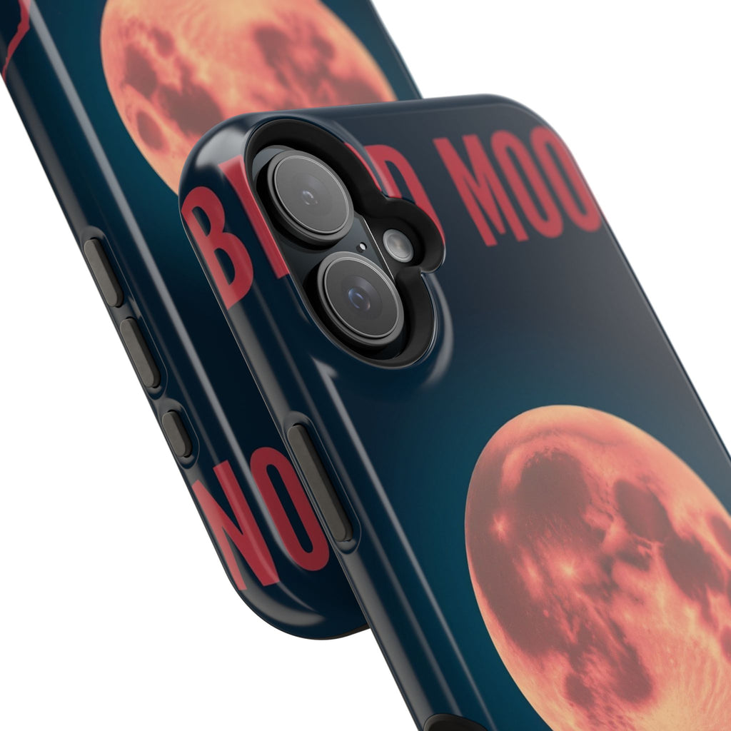 iPhone Blood Moon Rise Vintage Retro Poster Slim Everyday Designer Case · iPhone