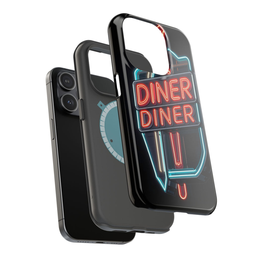 iPhone Neon Diner Sign Electric Art Slim Everyday Designer Case · iPhone Case