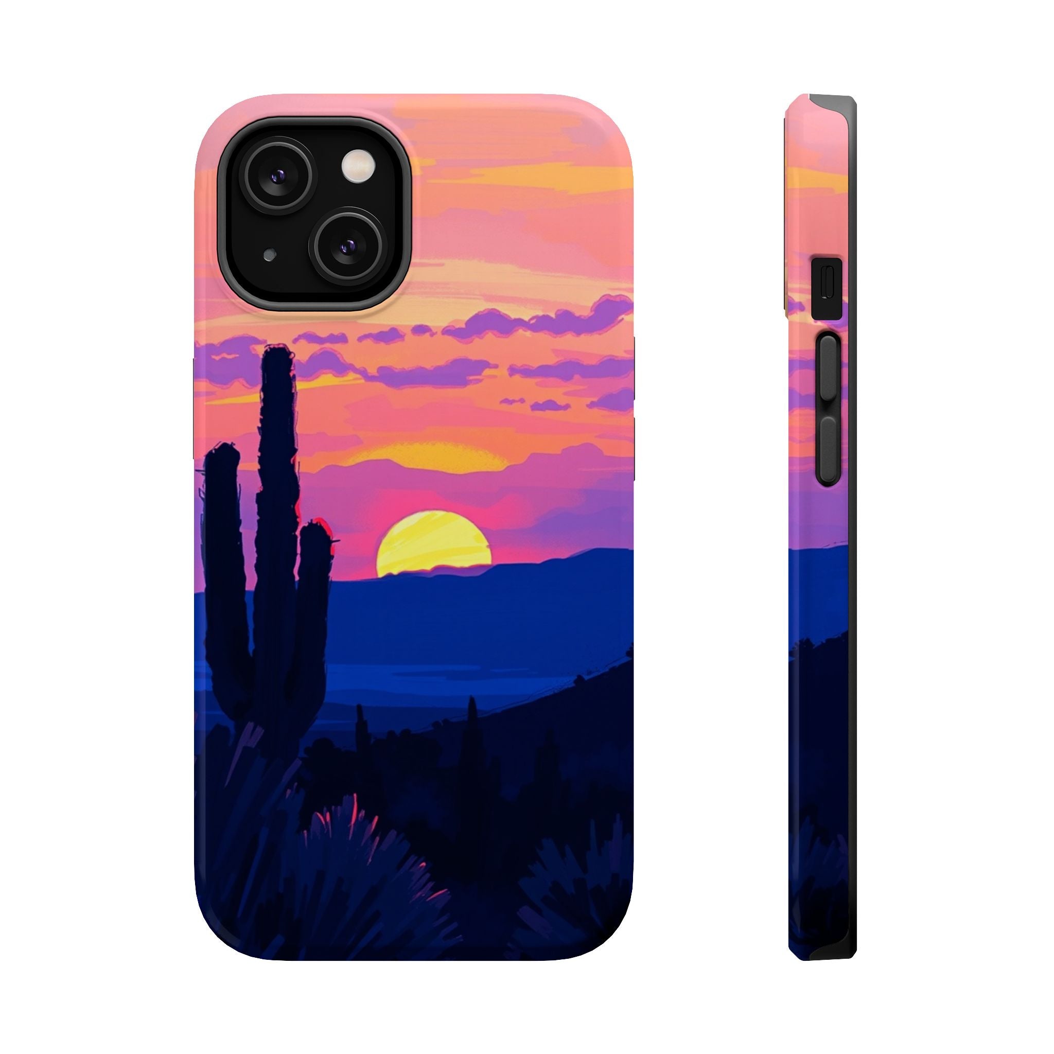 iPhone Mesa Sunset Oil Painting Impressionist Slim iPhone Everyday · iPhone Case