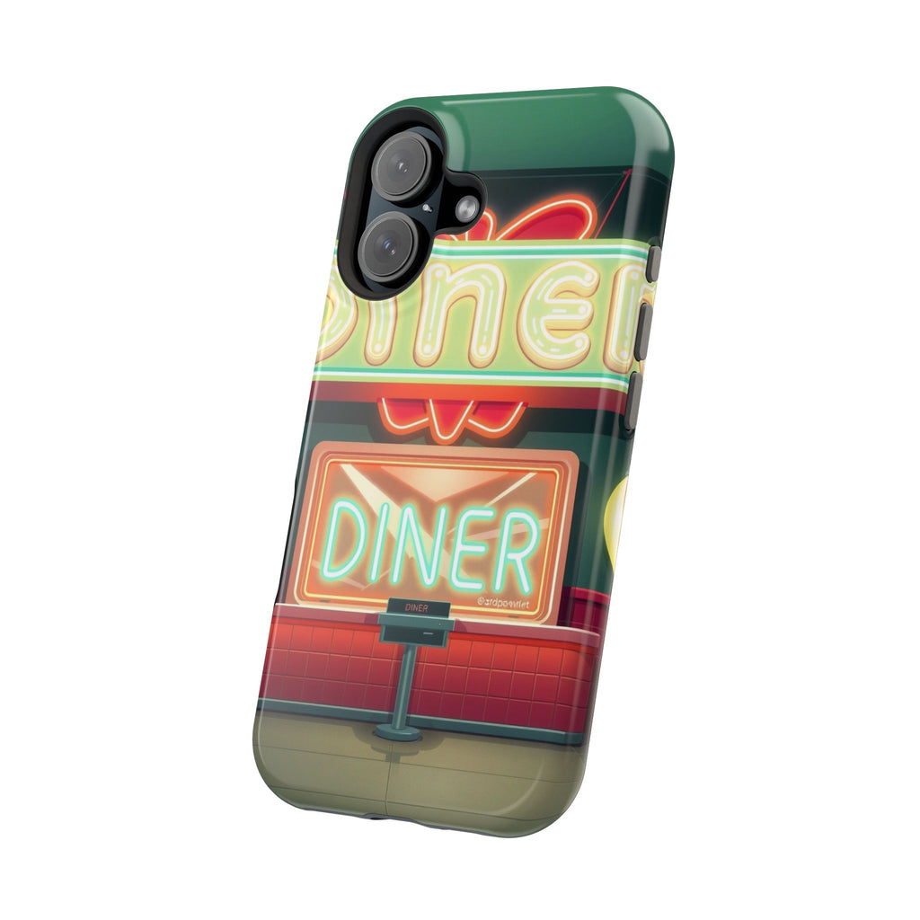 iPhone Neon Diner Sign Mystic Art Bold Modern Everyday Snap Case · iPhone Case