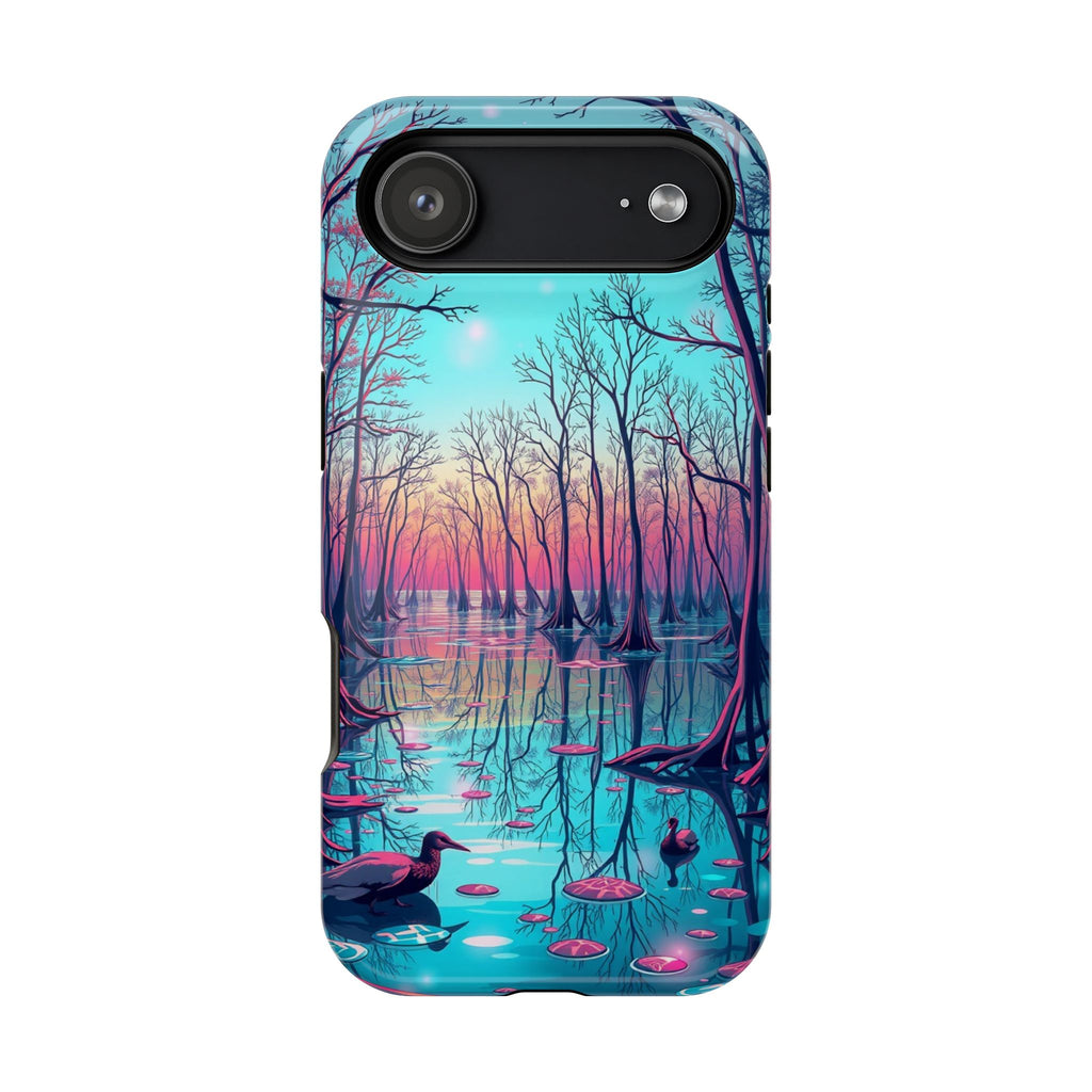 iPhone Cypress Swamp Holographic Iridescent Slim iPhone Everyday · iPhone Case