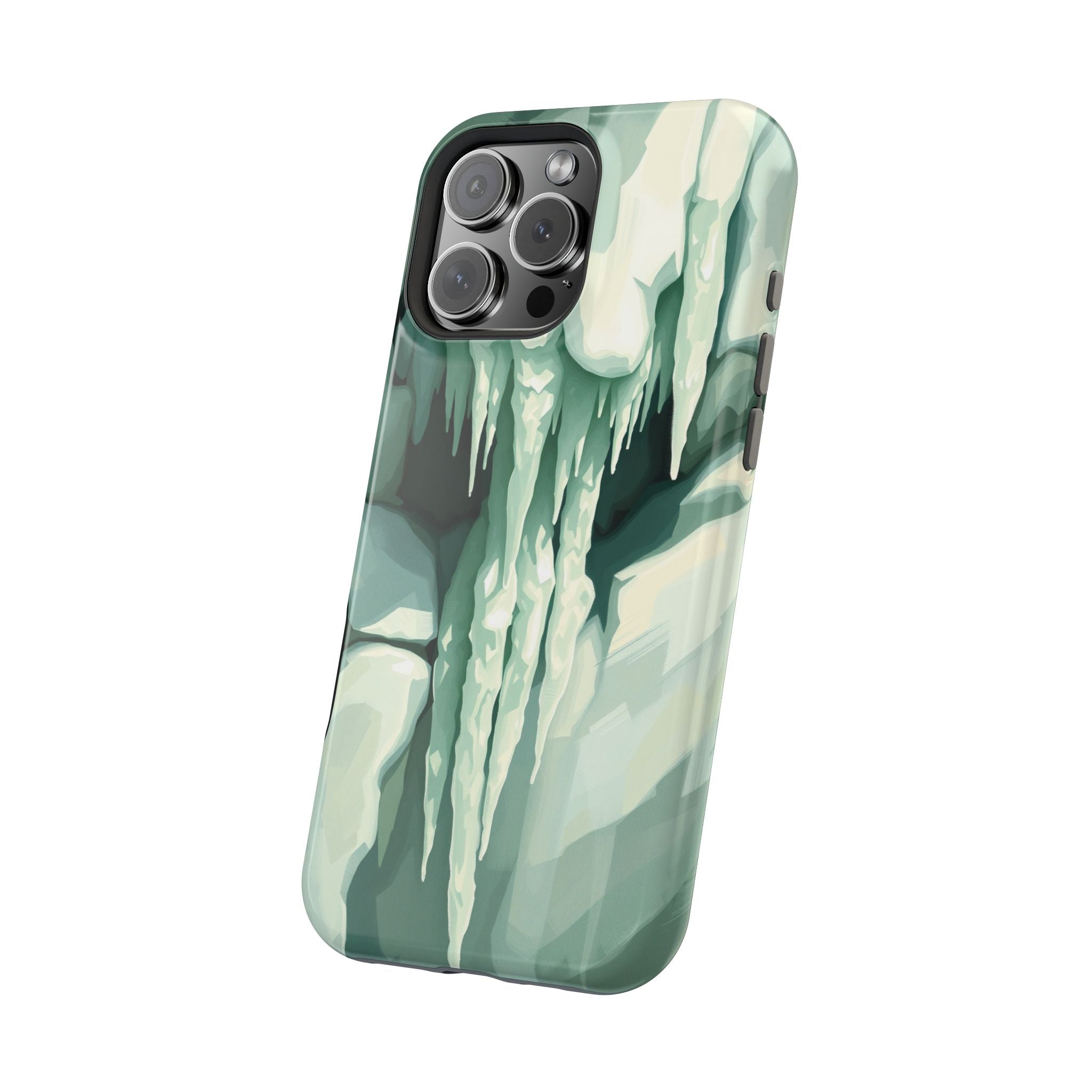 iPhone Earthy Icicle Formation Design Slim Everyday Designer Case · iPhone Case