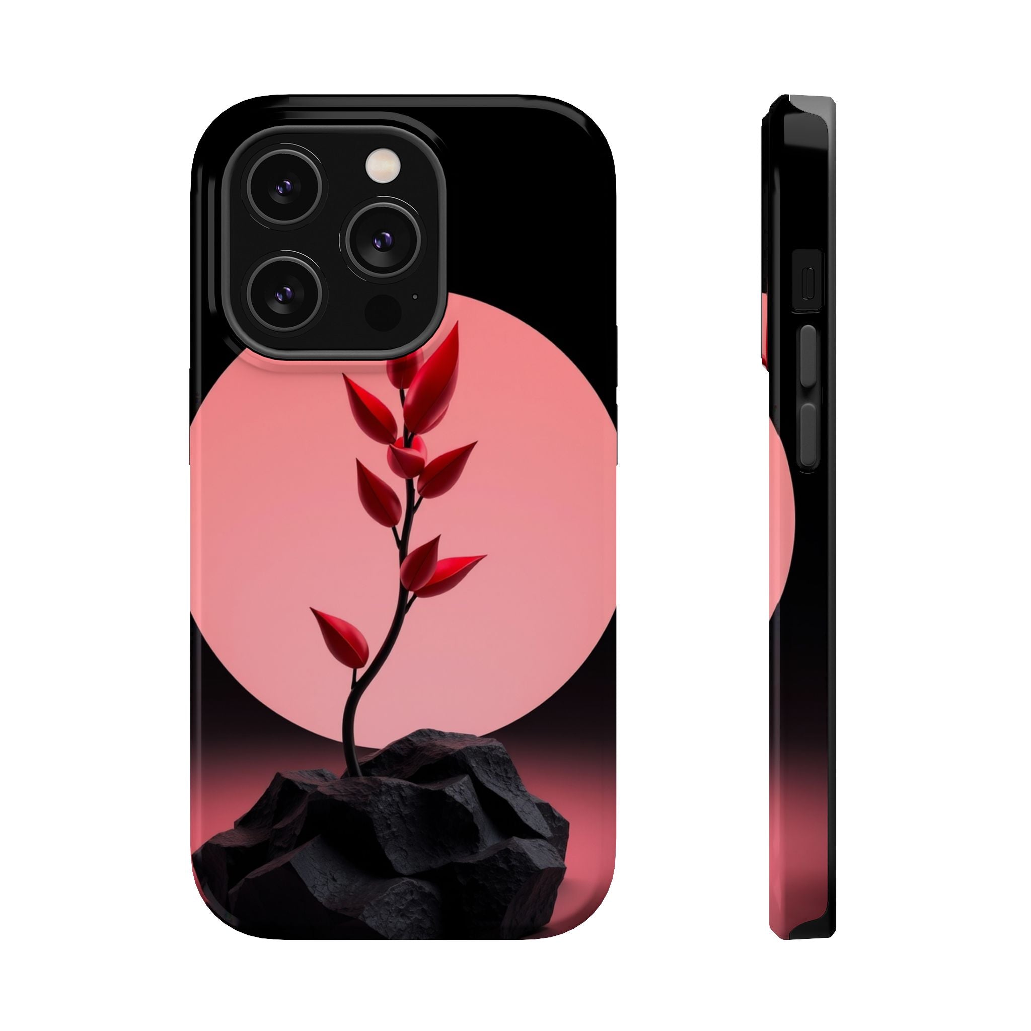 iPhone Serene Minimalist Stem Design Slim Everyday Designer Case · iPhone Case