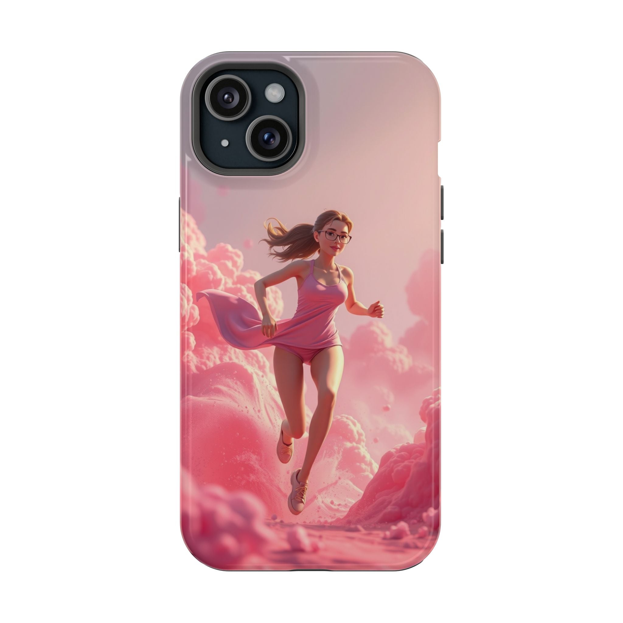iPhone on Fumes 3D Digital Bold Modern Everyday Snap Case · iPhone Case