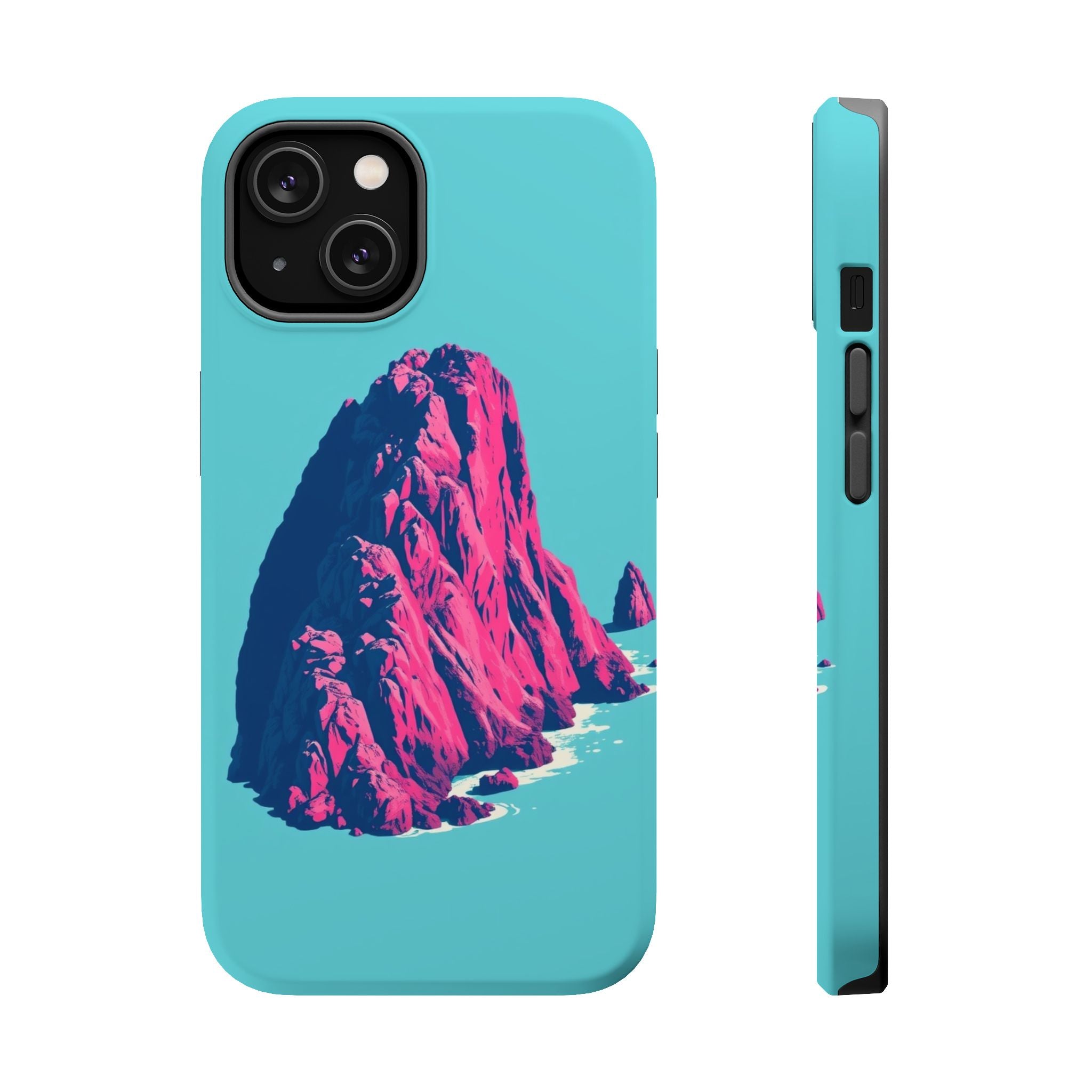 iPhone Rocky Coastline Pop Art Bold Slim Everyday Designer Case · iPhone Case