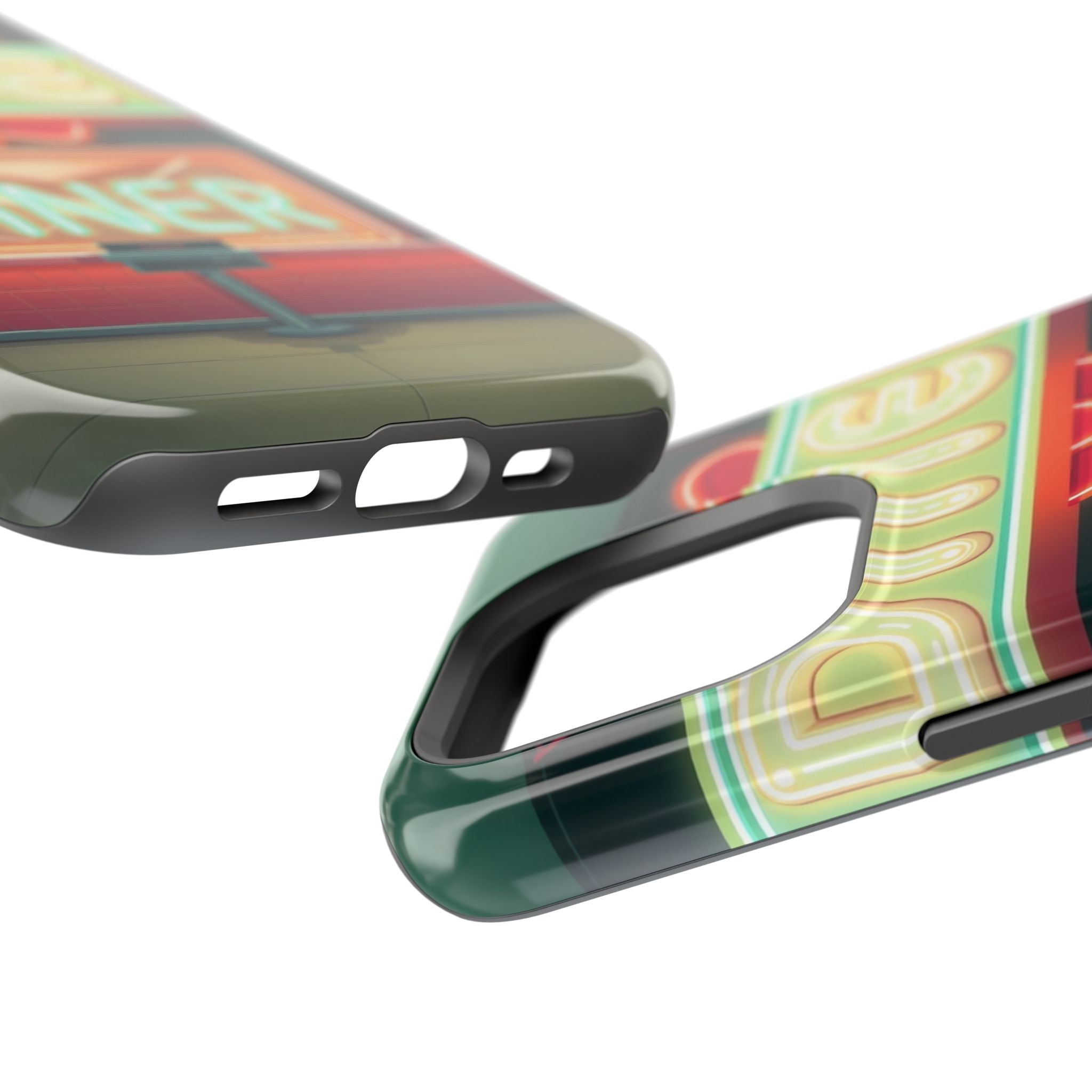 iPhone Neon Diner Sign Mystic Art Bold Modern Everyday Snap Case · iPhone Case