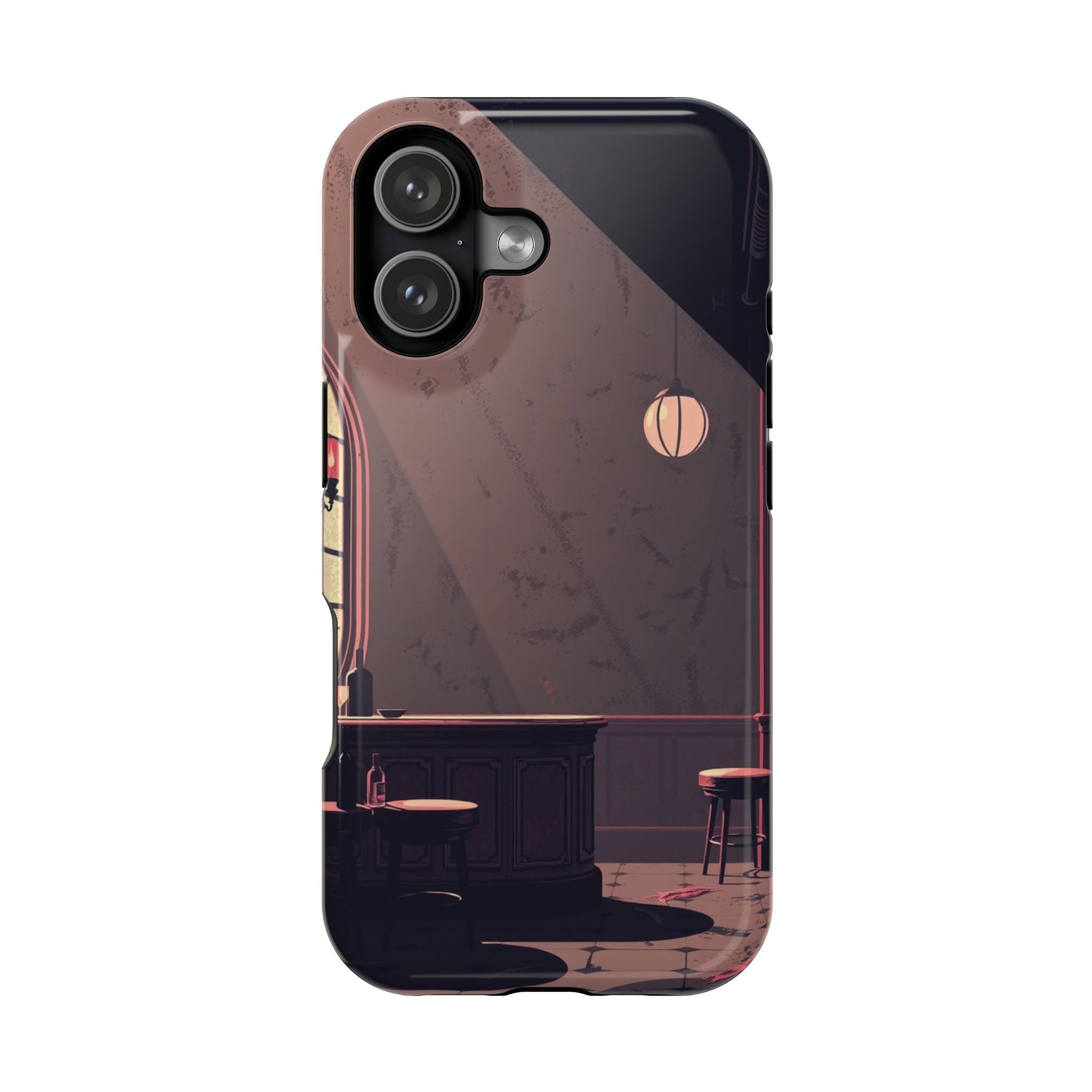 iPhone Speakeasy Dark Grunge Distressed Slim Everyday Designer Case · iPhone Cas