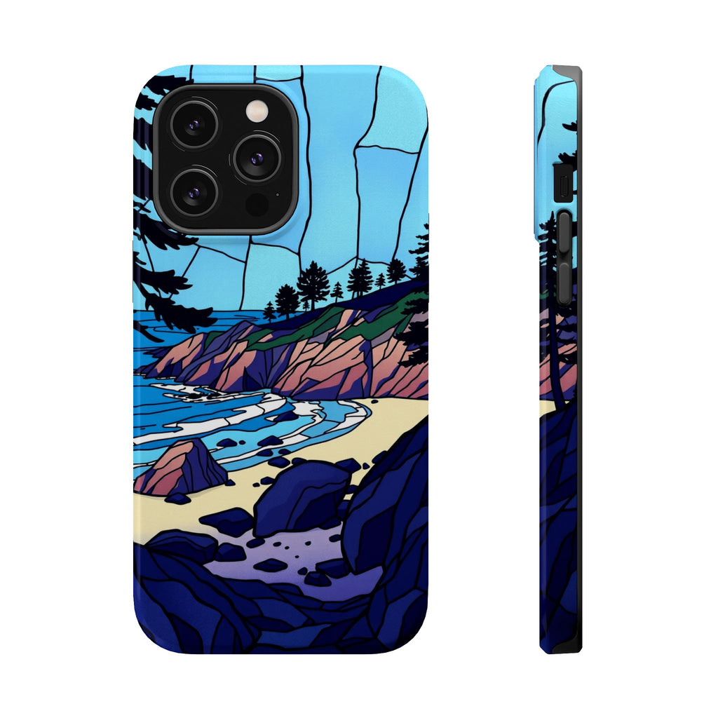 iPhone Indigo And Violet Pebble Beach Slim Everyday iPhone 11 Designer · iPhone