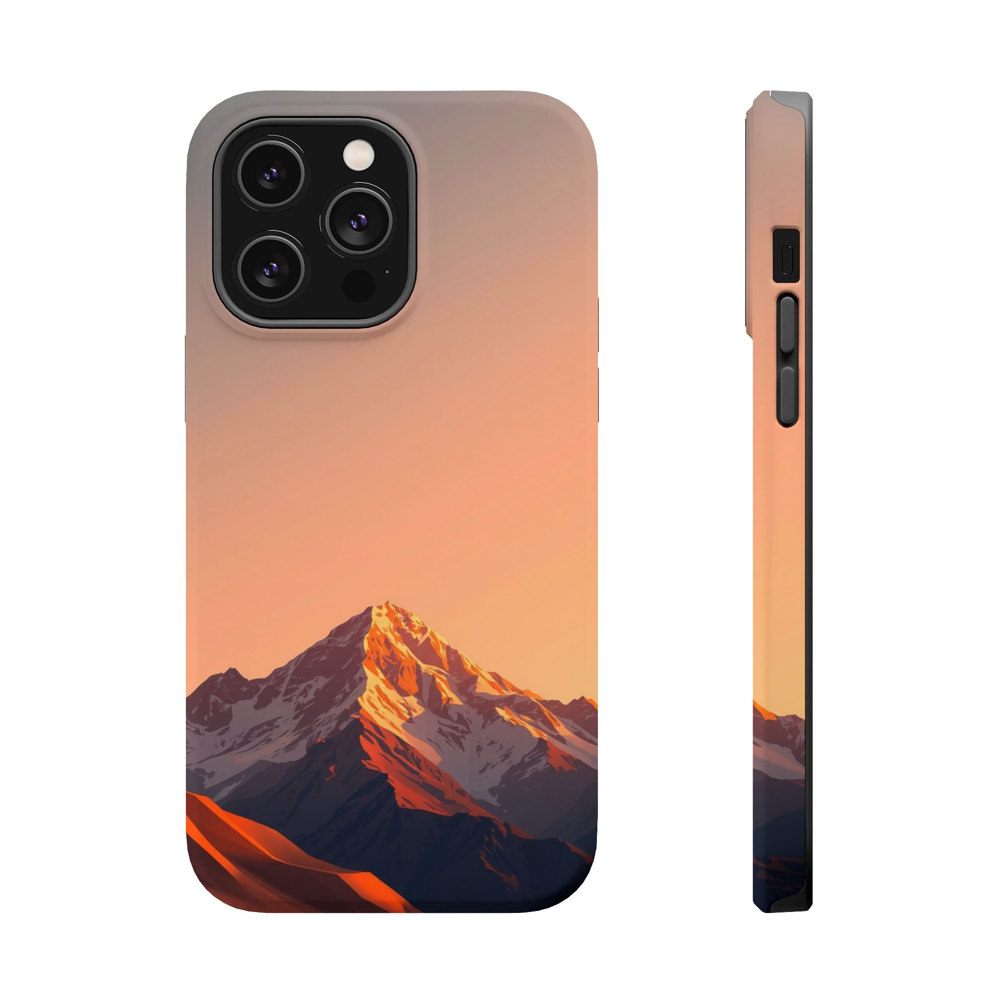 iPhone Mountain at Sunrise Bold Art 10 Slim Everyday Designer Case · iPhone Case