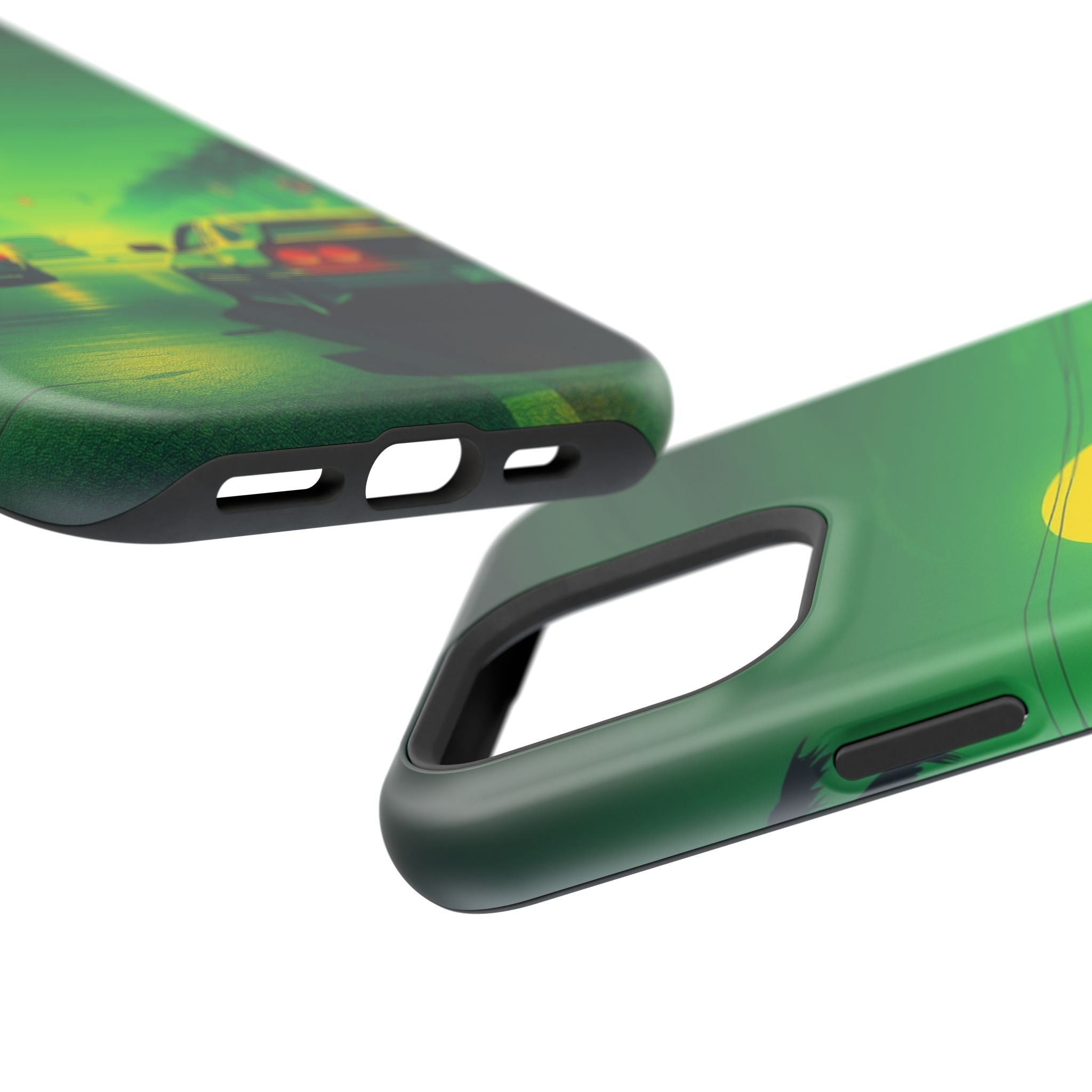 iPhone Dreamy Sunset Drive 80s Design Slim Everyday Designer Case · iPhone Case