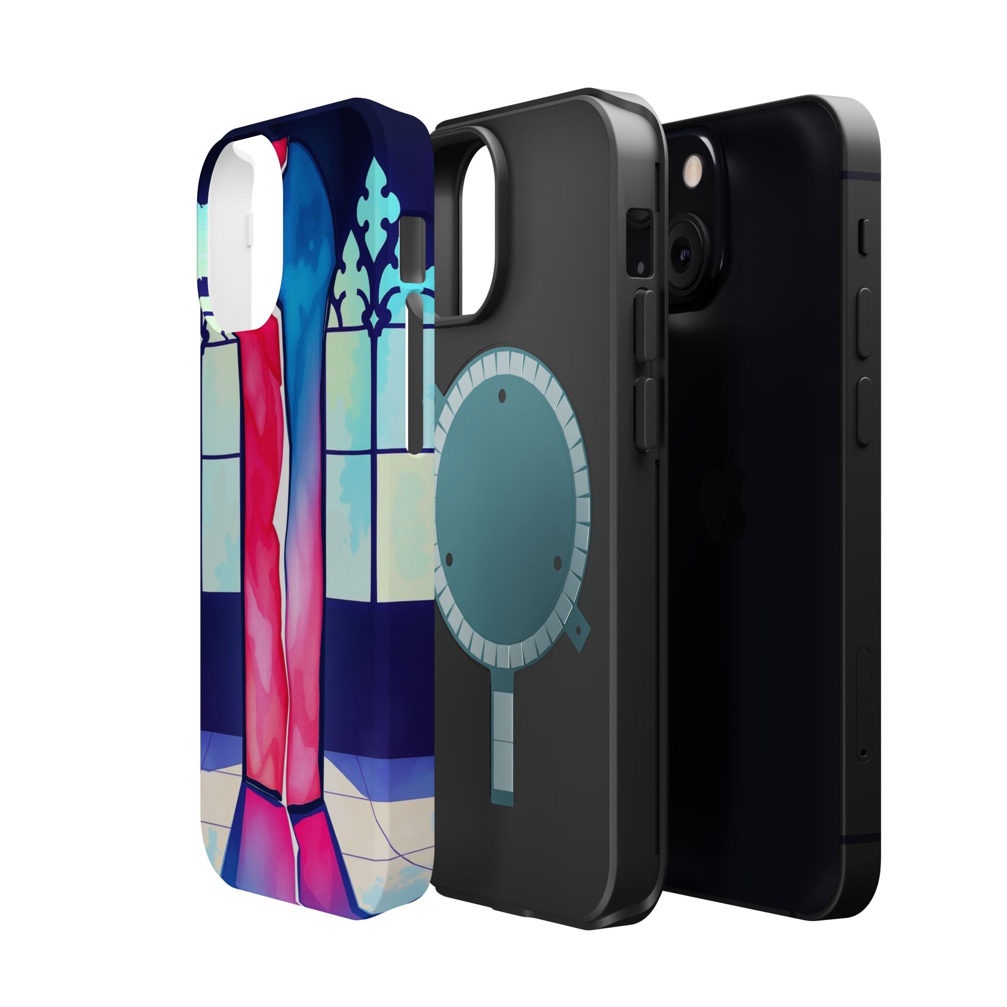 iPhone Stained Glass Break Electric Art Slim Everyday iPhone Designer · iPhone C