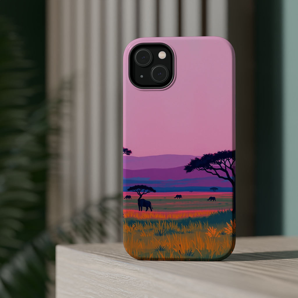 iPhone Savanna Horizon Electric Art Slim Everyday Designer Case · iPhone Case