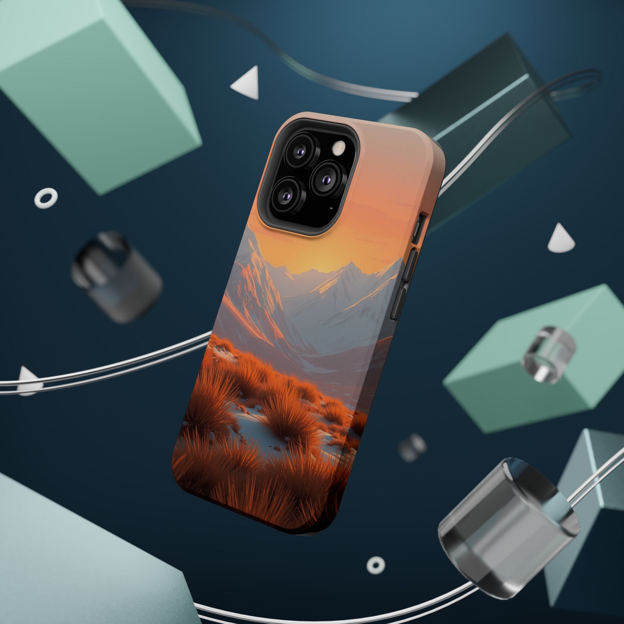 iPhone Sunset Amber And Peach Arctic Tundra Slim iPhone Everyday · iPhone Case