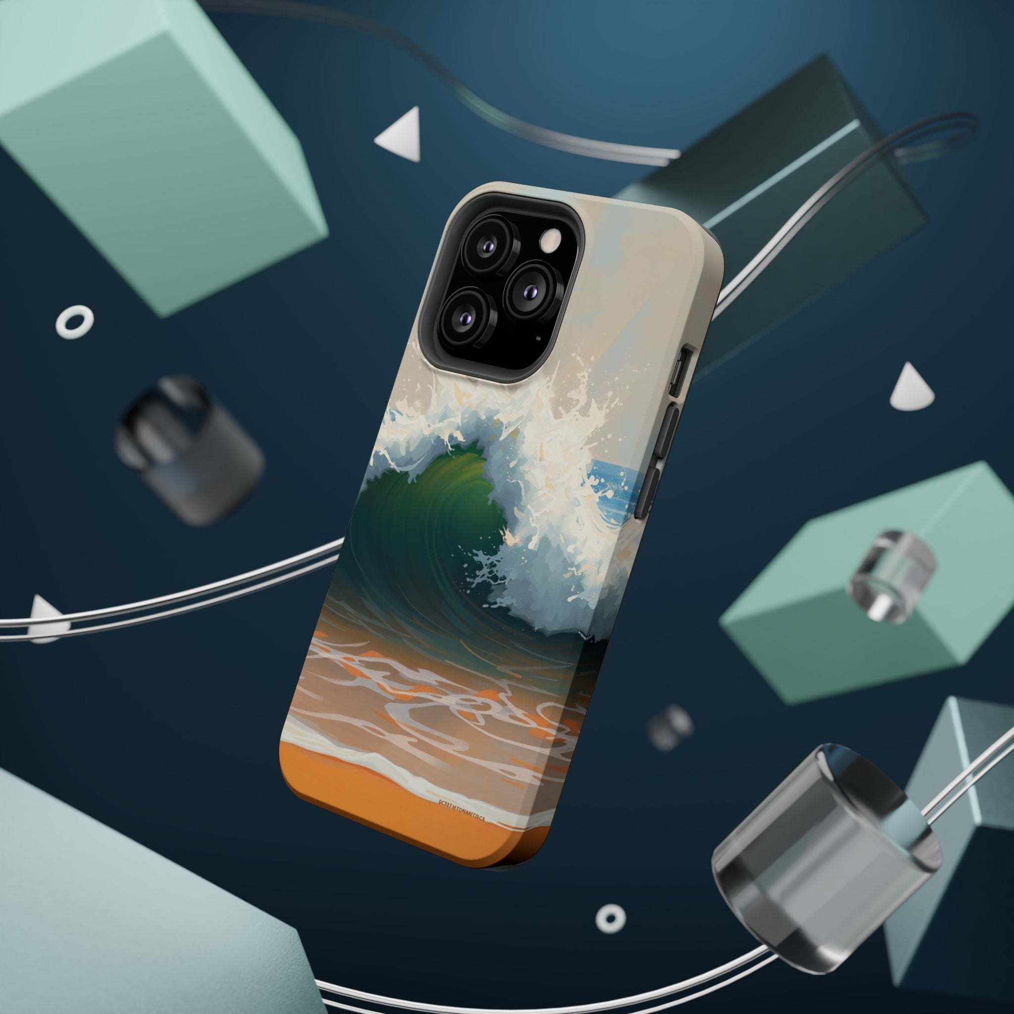 iPhone Radiant Ocean Wave Crash Design Slim Everyday Designer Case · iPhone Case