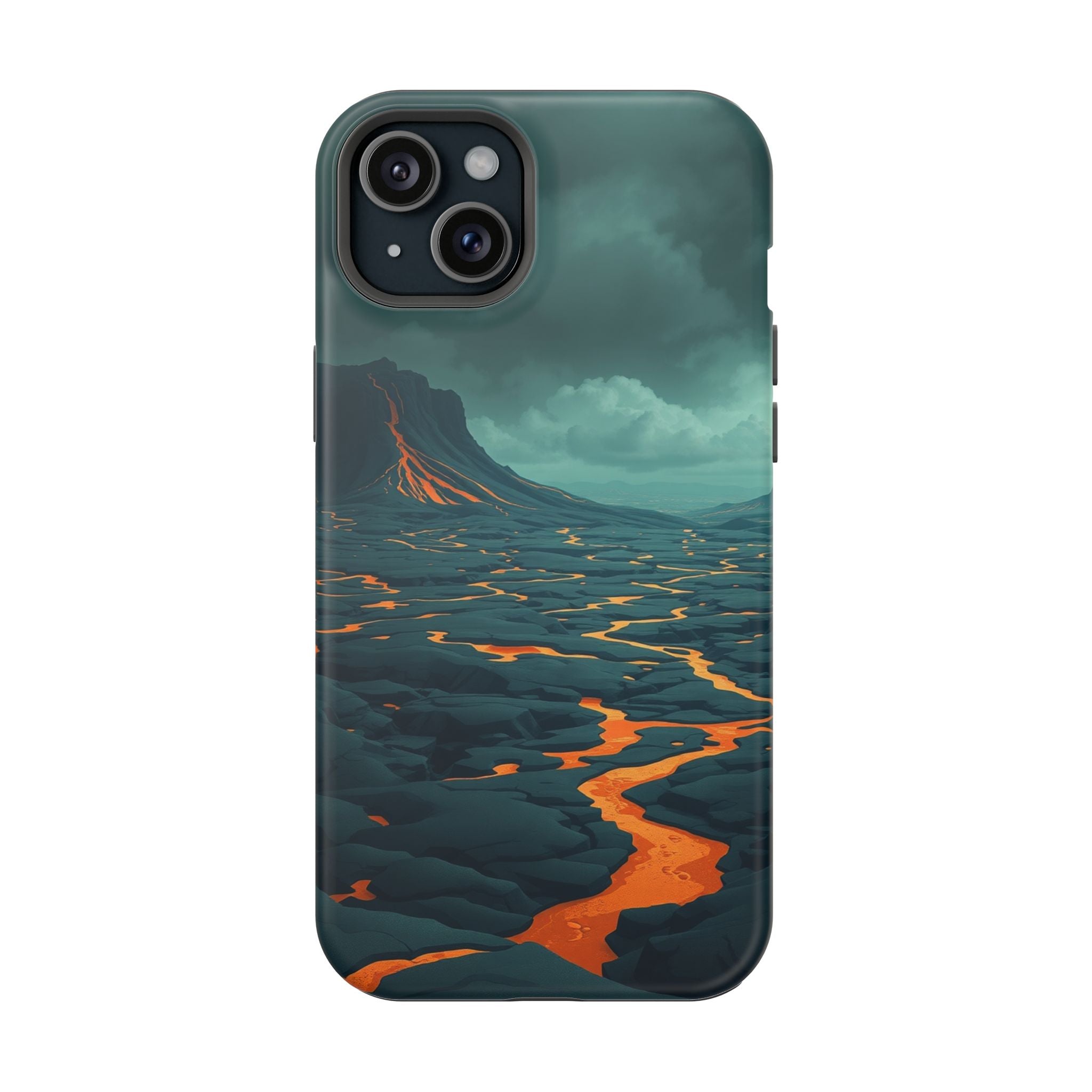 iPhone Radiant Lava Field Design 18 Slim Everyday Designer Case · iPhone Case
