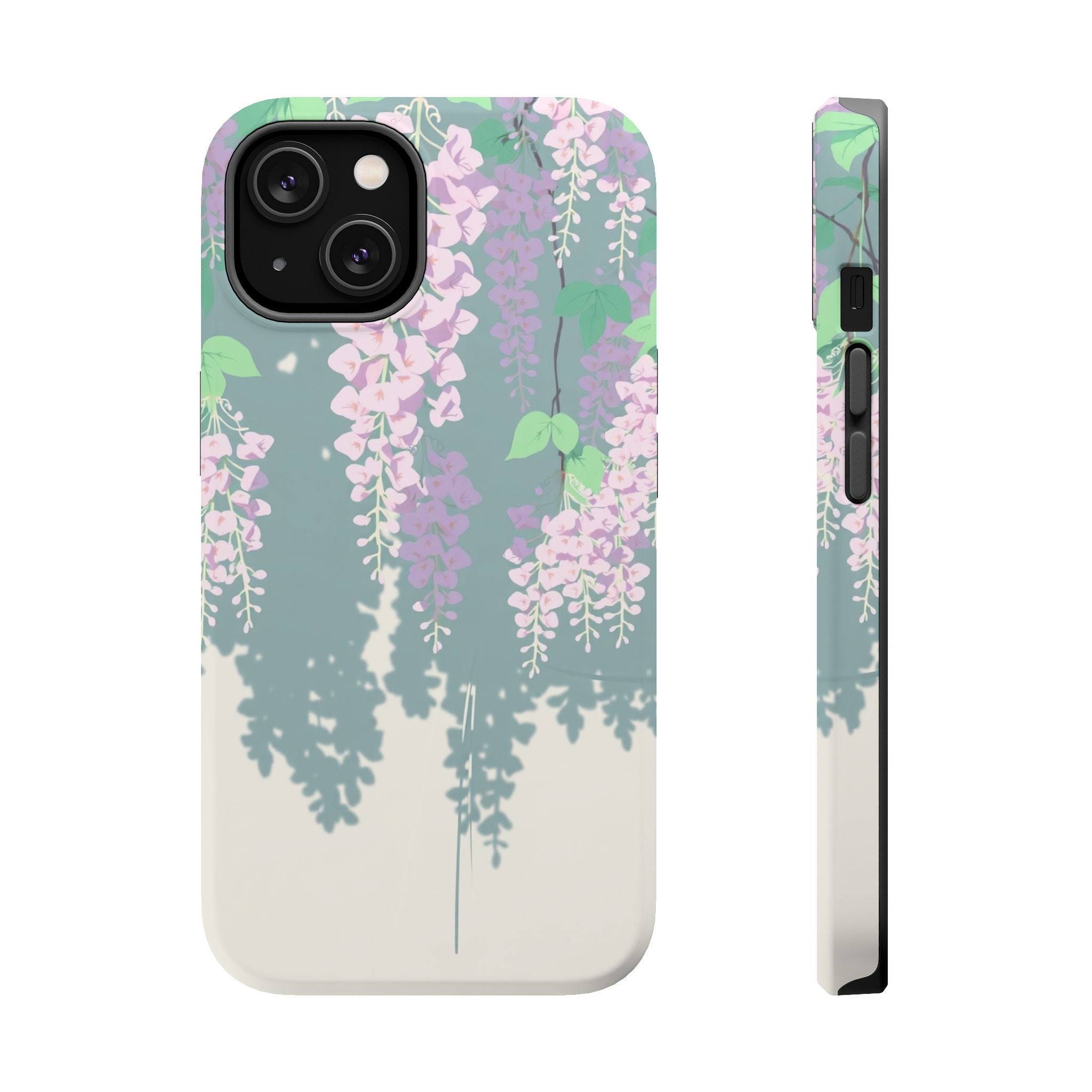 iPhone Dreamy Wisteria Cascade Design Slim Everyday Designer Case · iPhone Case