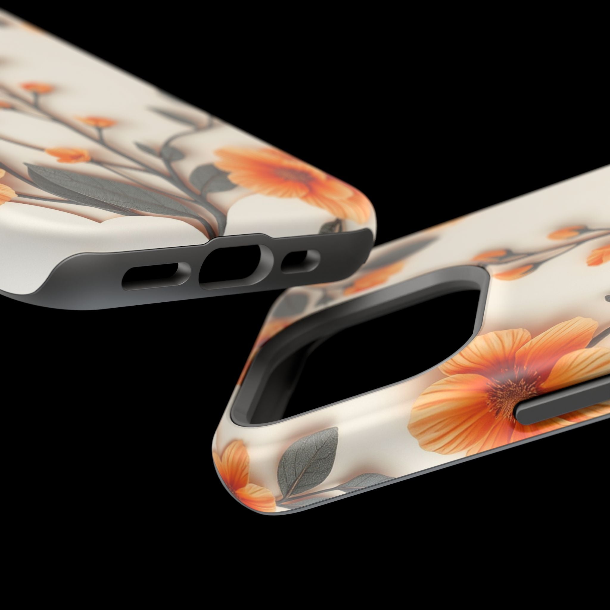 iPhone Vintage Botanical Print Paper Cut Art Slim iPhone Everyday · iPhone Case