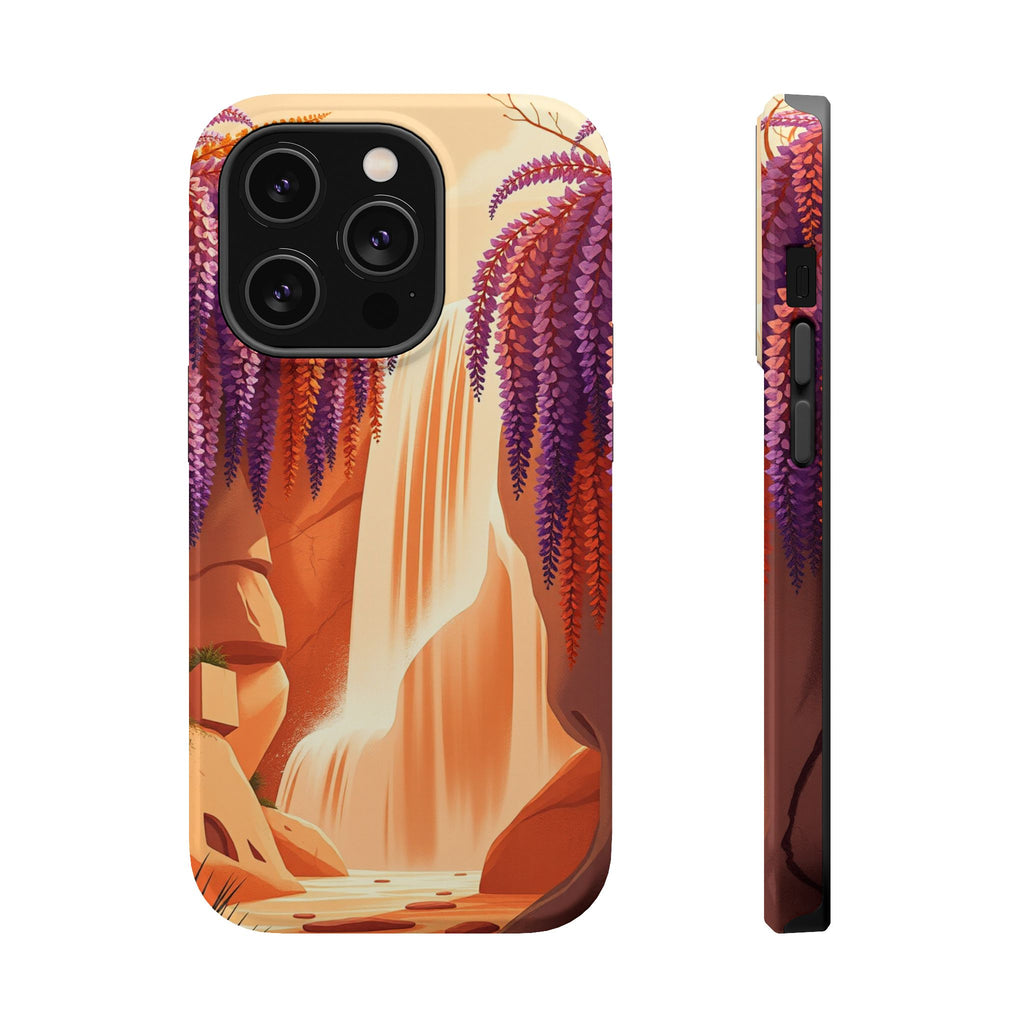 iPhone Wisteria Cascade Grunge Distressed Slim iPhone Everyday Designer · iPhone