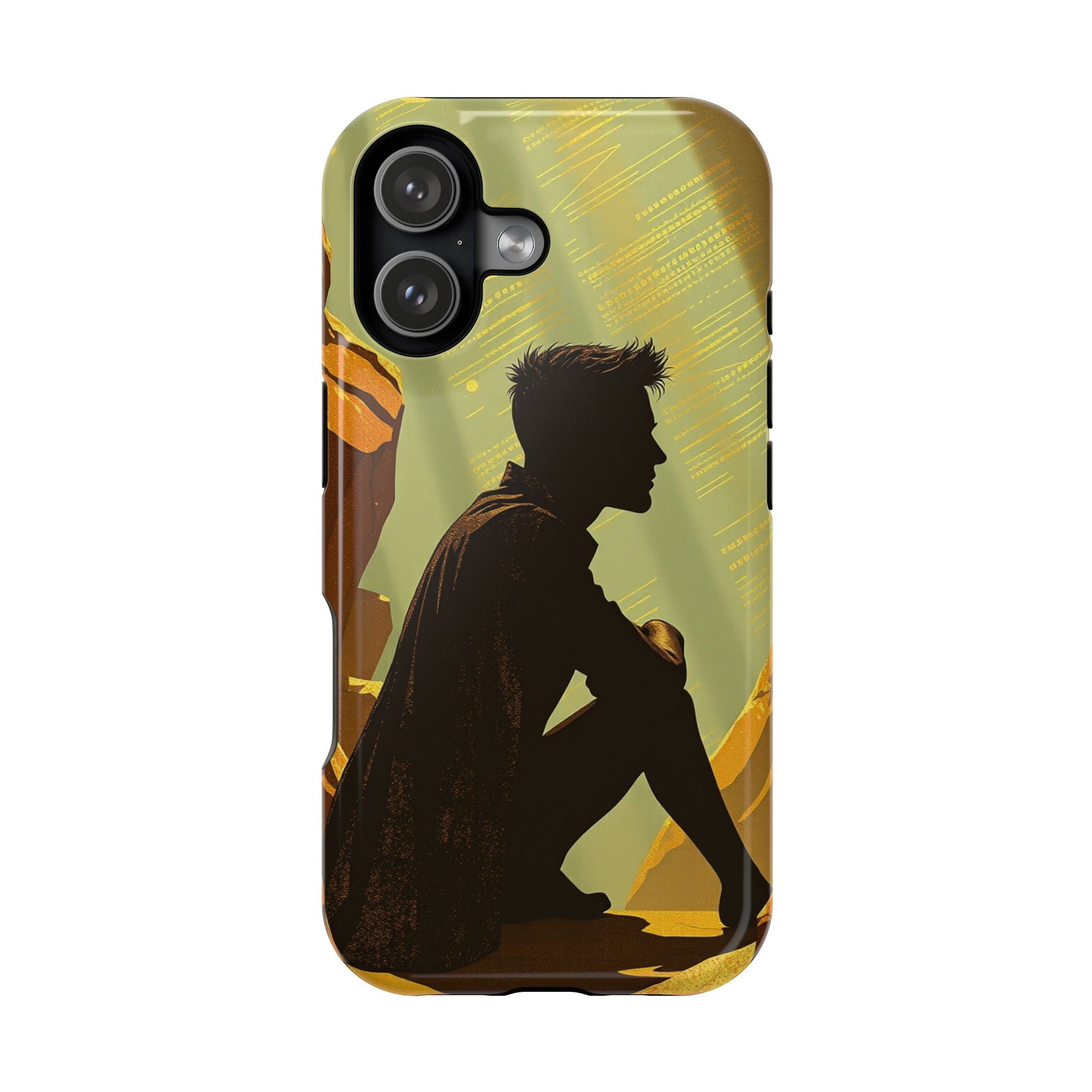 iPhone Mustard And Rust Overthinking Again Slim Everyday Designer Case · iPhone