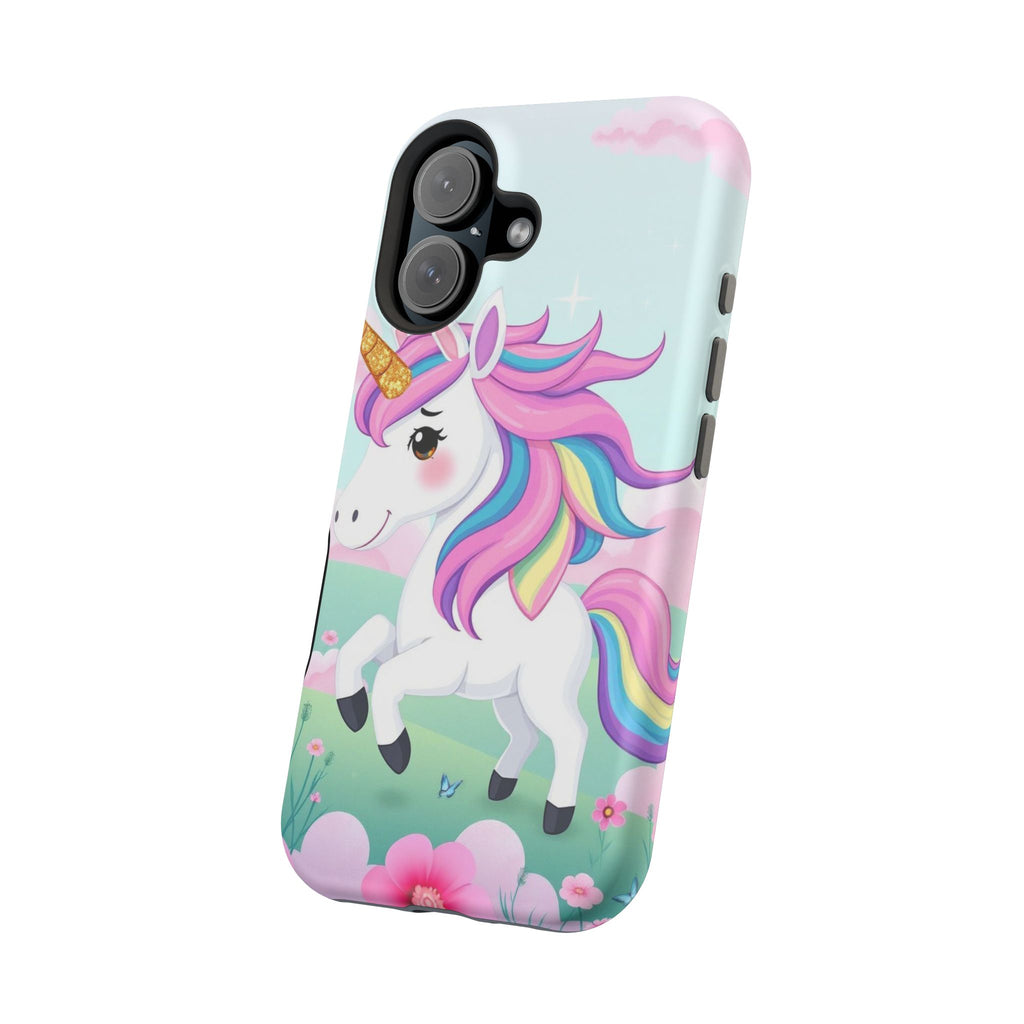 iPhone Rainbow Unicorn Kids Fun Soft iPhone Phone Case Gift Finish · iPhone Case