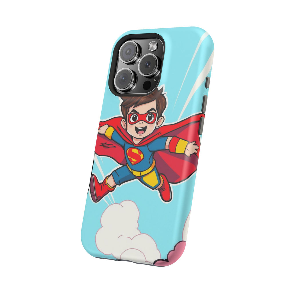 iPhone Kid Superhero Flying Kids Fun iPhone Phone Case Gift Slim · iPhone Case