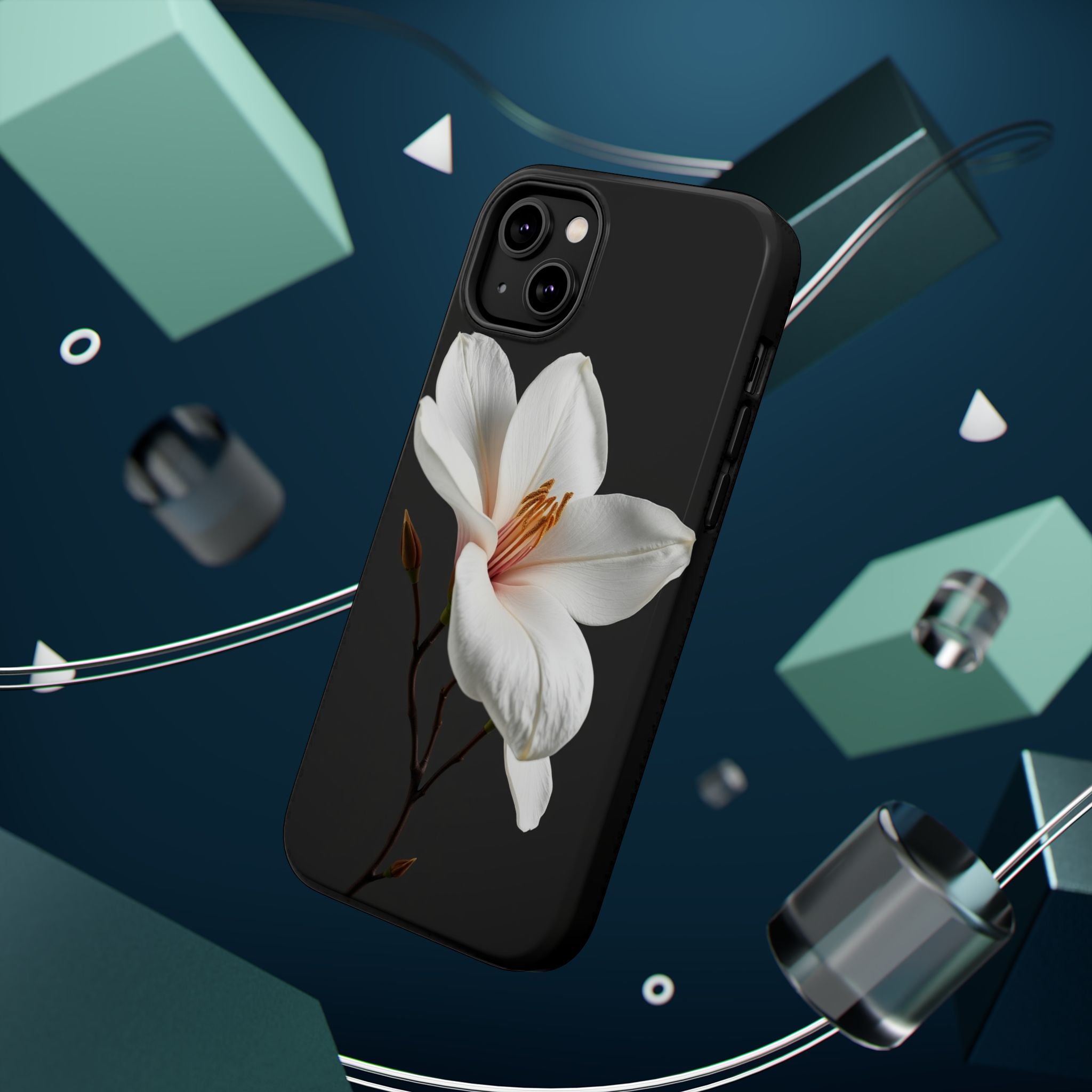 iPhone Earthy Magnolia Dream Design Slim Everyday Designer Case · iPhone Case