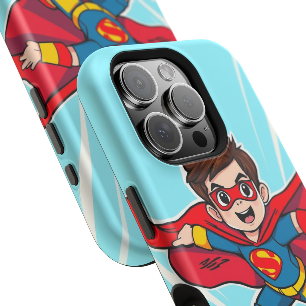 iPhone Kid Superhero Flying Kids Fun iPhone Phone Case Gift Slim · iPhone Case