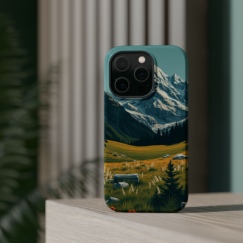iPhone Alpine Meadow Bold Art 19 Bold Modern Everyday Snap Case · iPhone Case