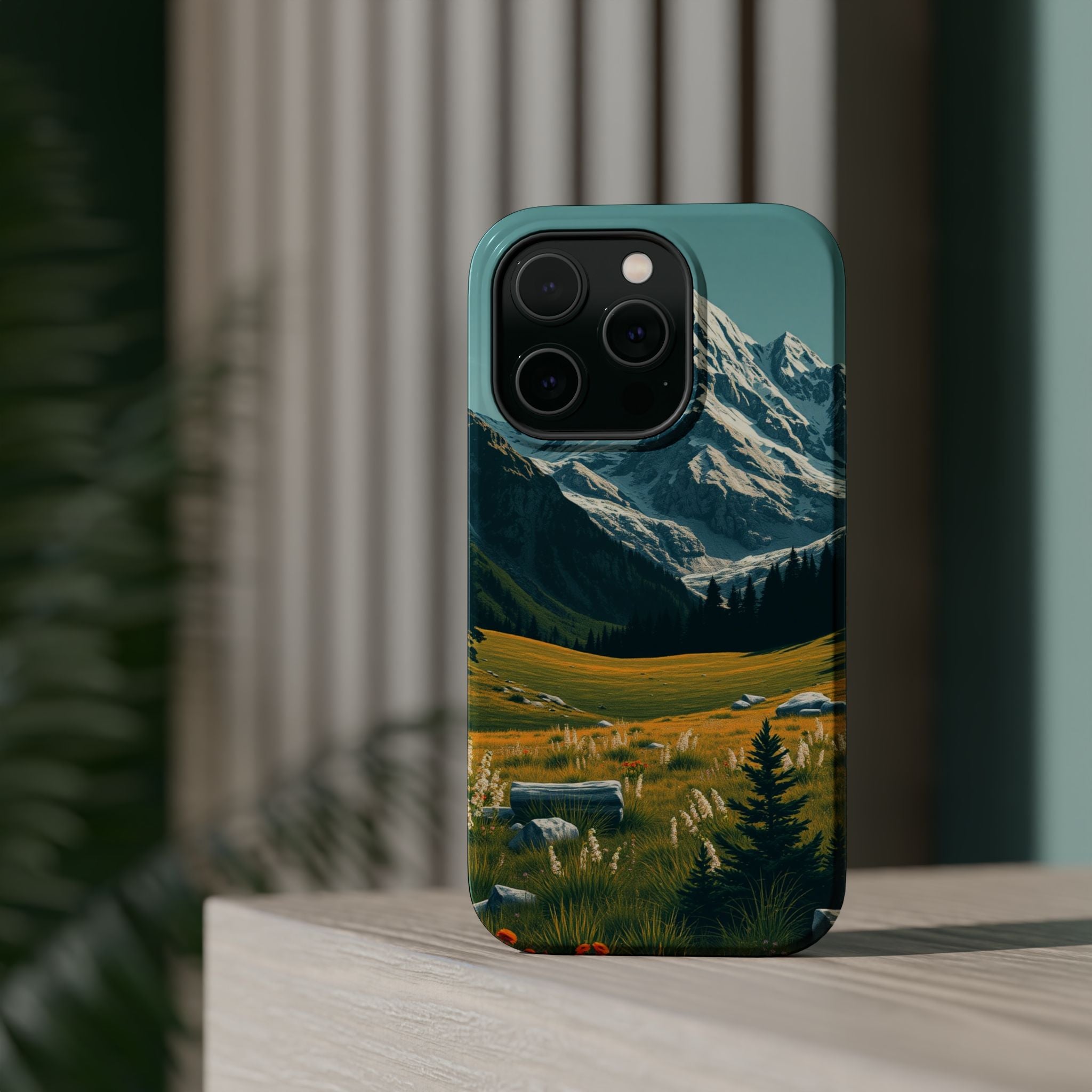 iPhone Alpine Meadow Bold Art 19 Bold Modern Everyday Snap Case · iPhone Case