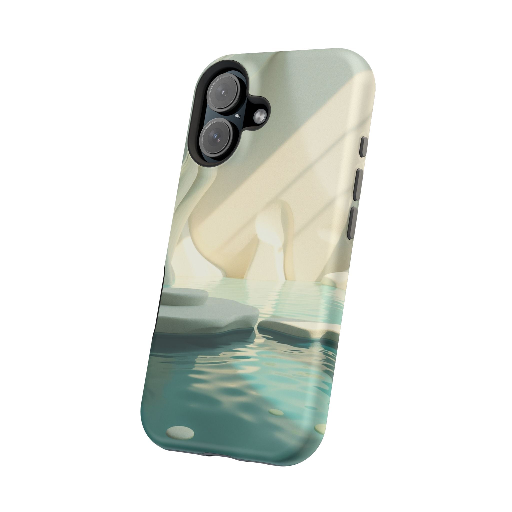 iPhone Tidal Pool 3D Digital Slim Everyday Designer Case · iPhone Case
