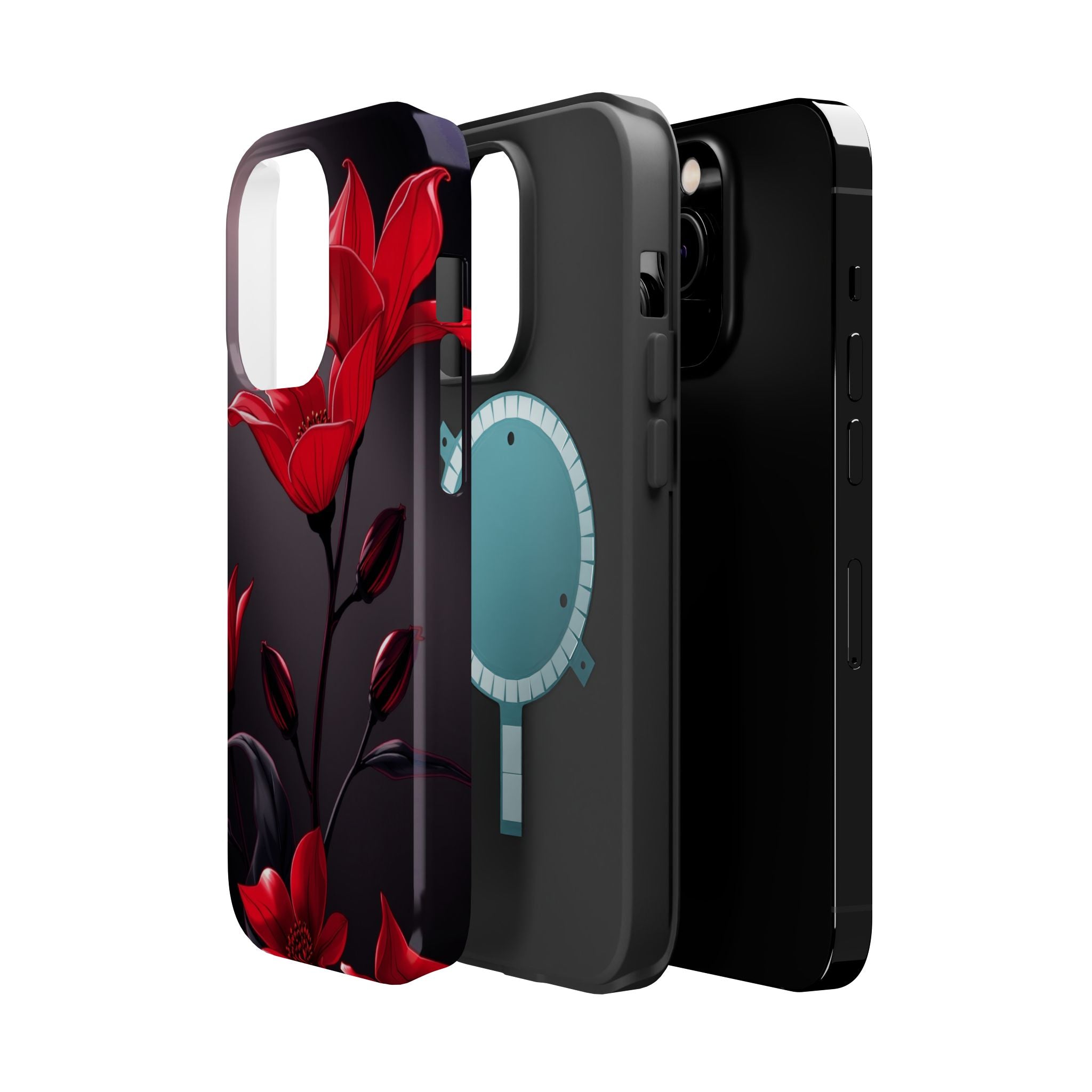 iPhone Dreamy Neon Floral Design Bold Modern Everyday Snap Case · iPhone Case