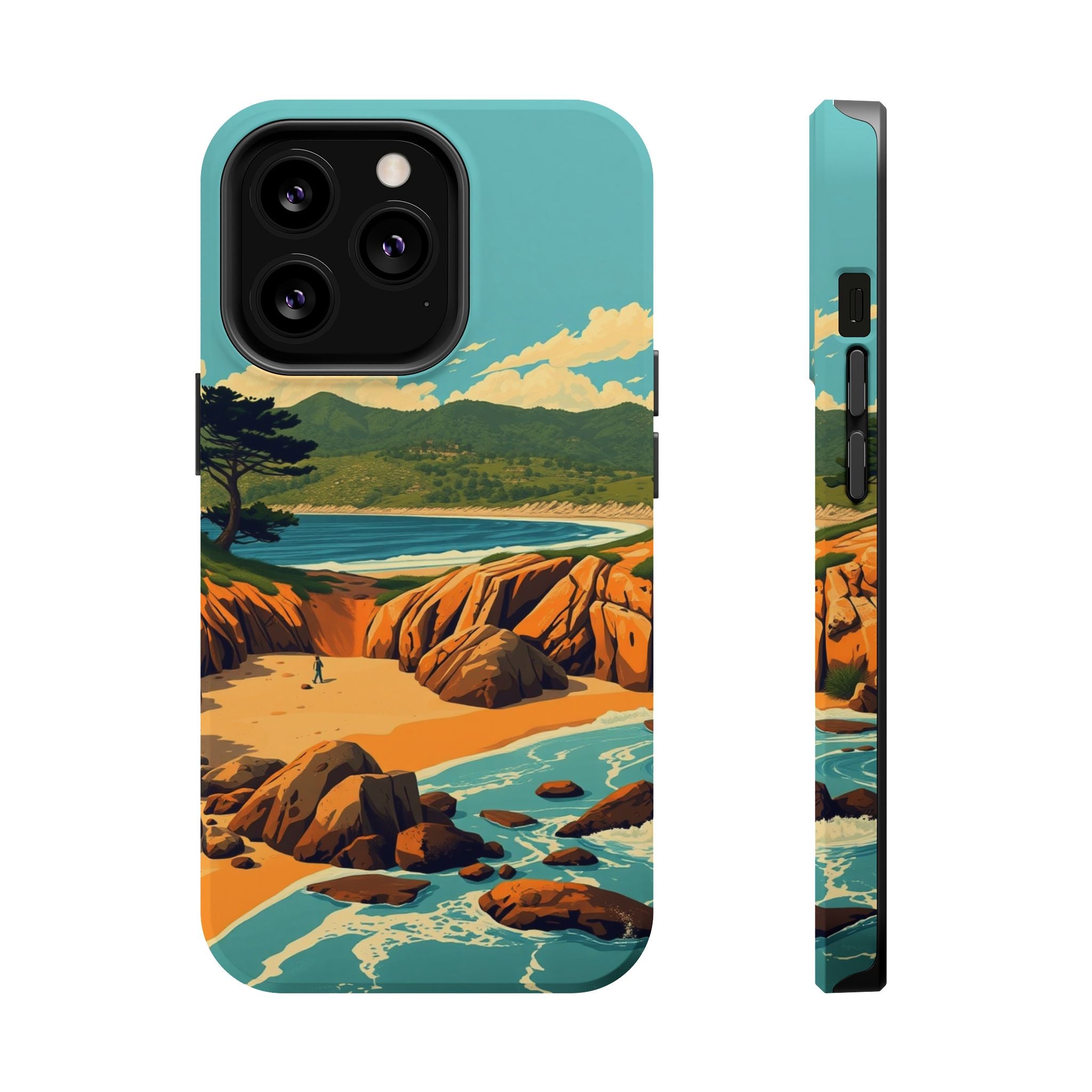 iPhone Pebble Beach Vintage Retro Poster Slim Everyday iPhone Designer · iPhone